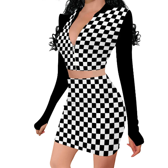 Zooming Through the Checkered Past: A Hilarious Look at Auto Racing and Checkerboard Apparel