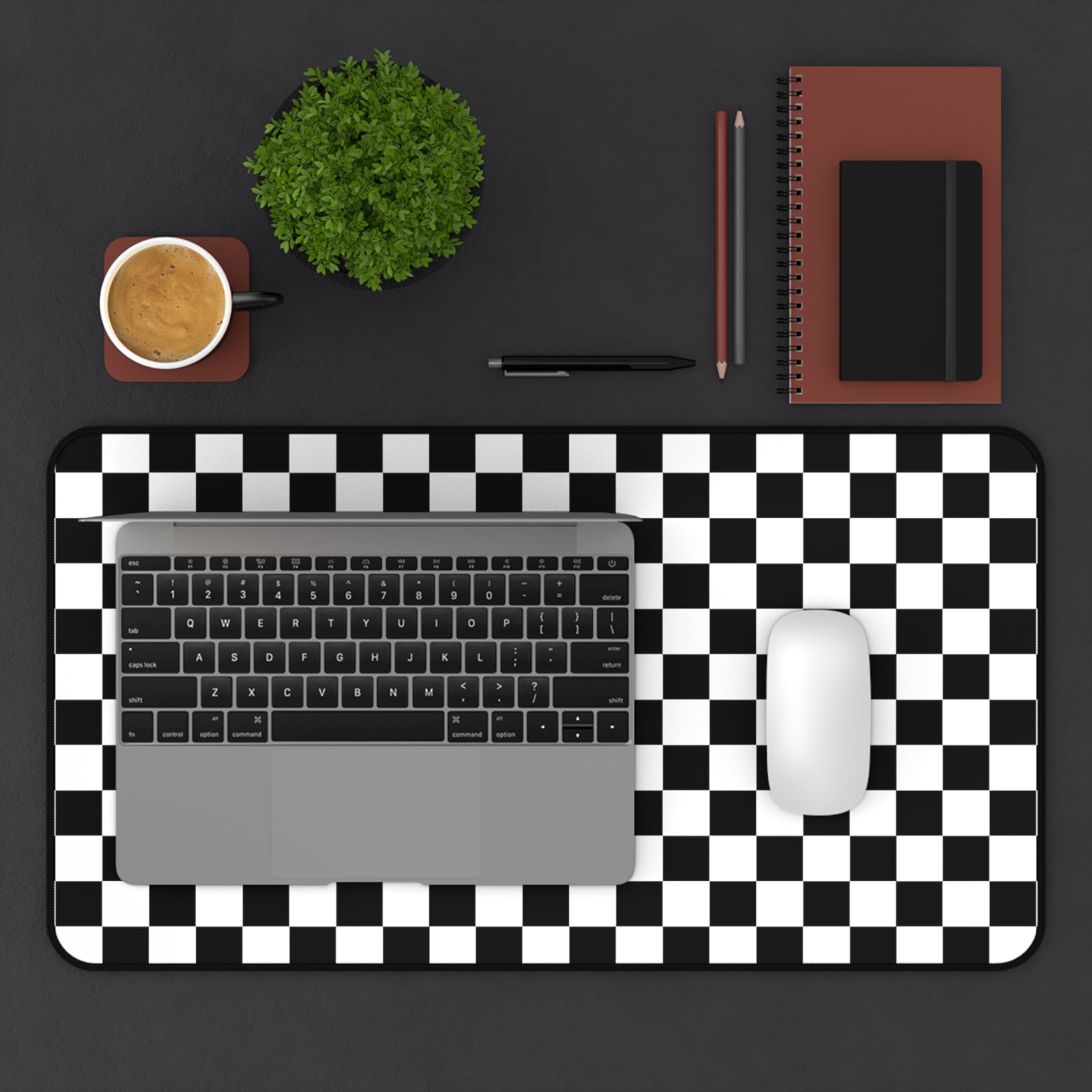 Checkerboard Desk Mat