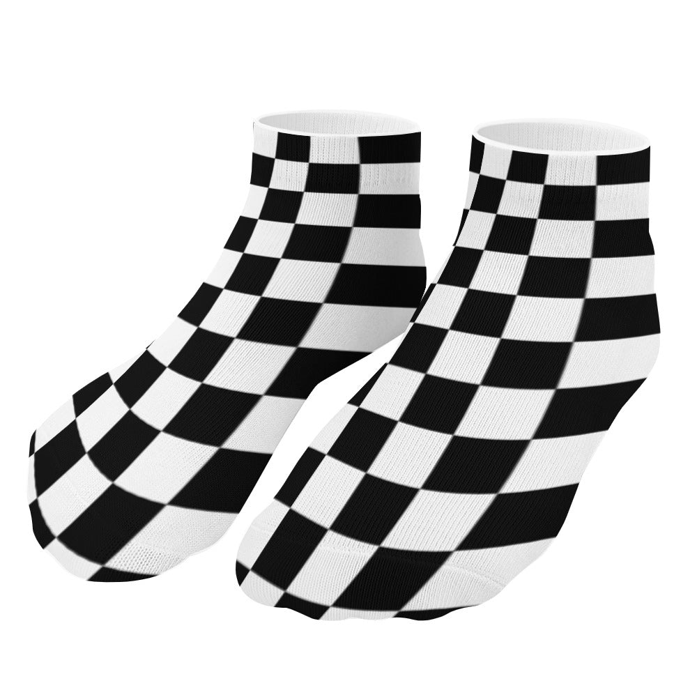 Checkerboard Socks 5 Pairs