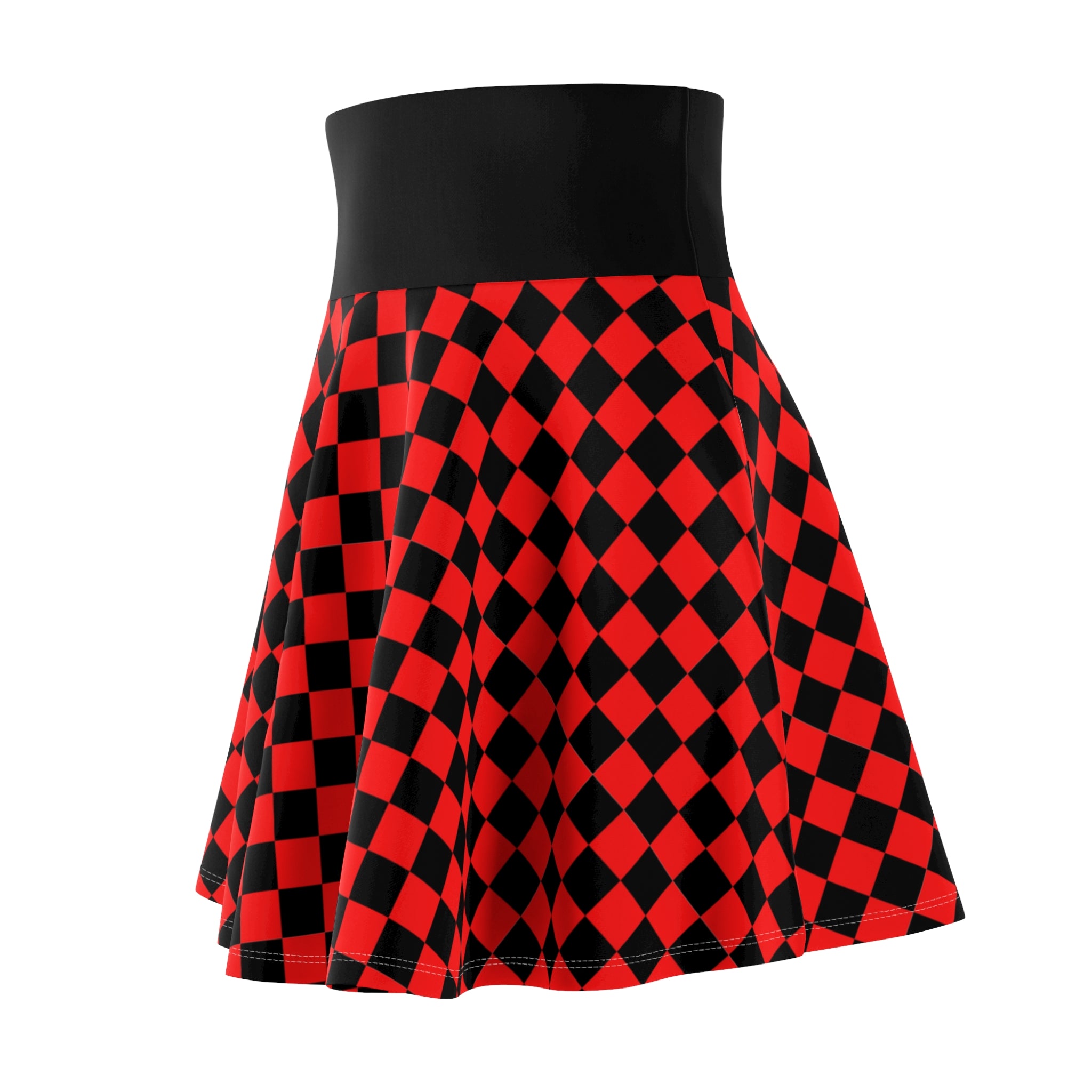 Women's Checkerboard Skater Skirt