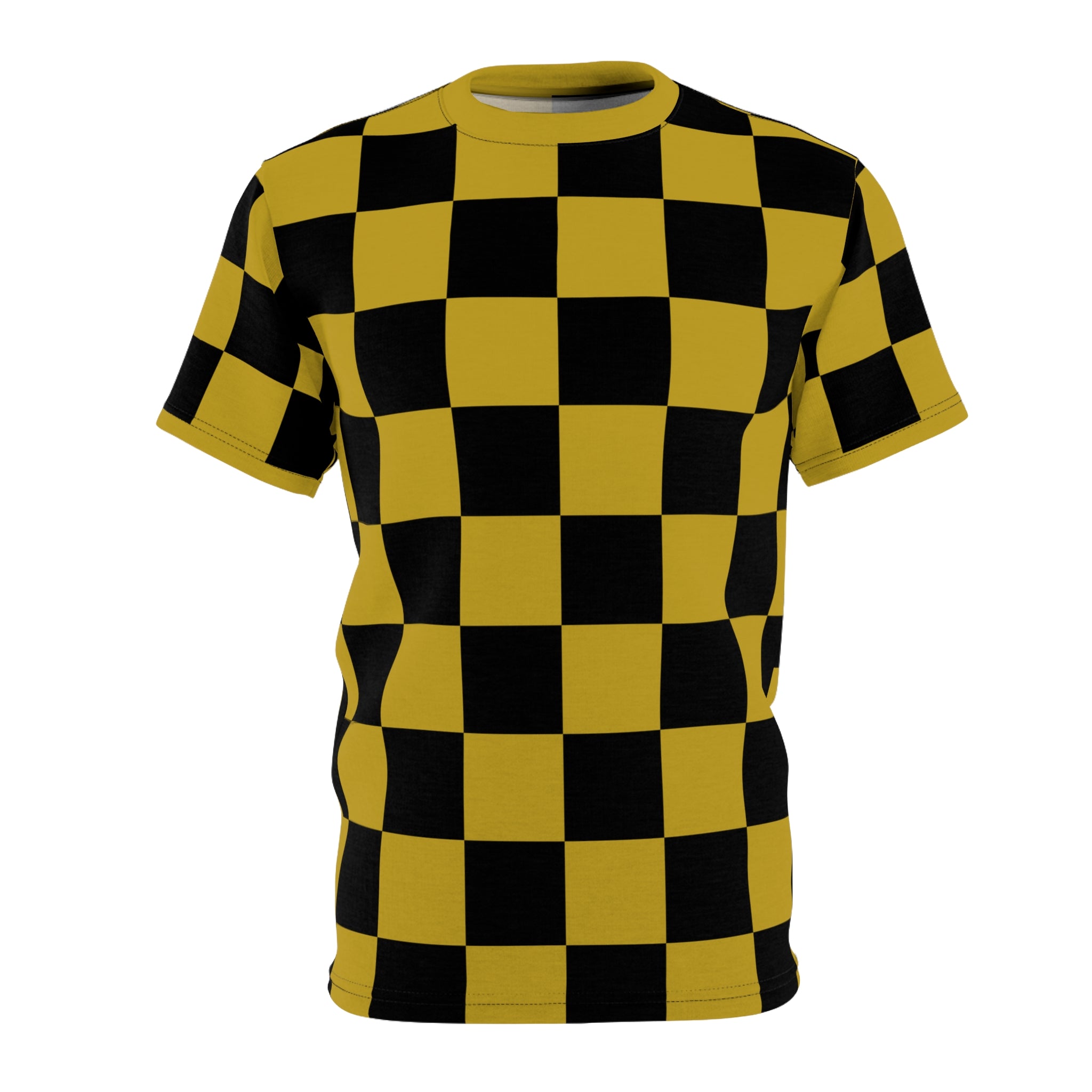 Black & Gold Checkerboard Shirt