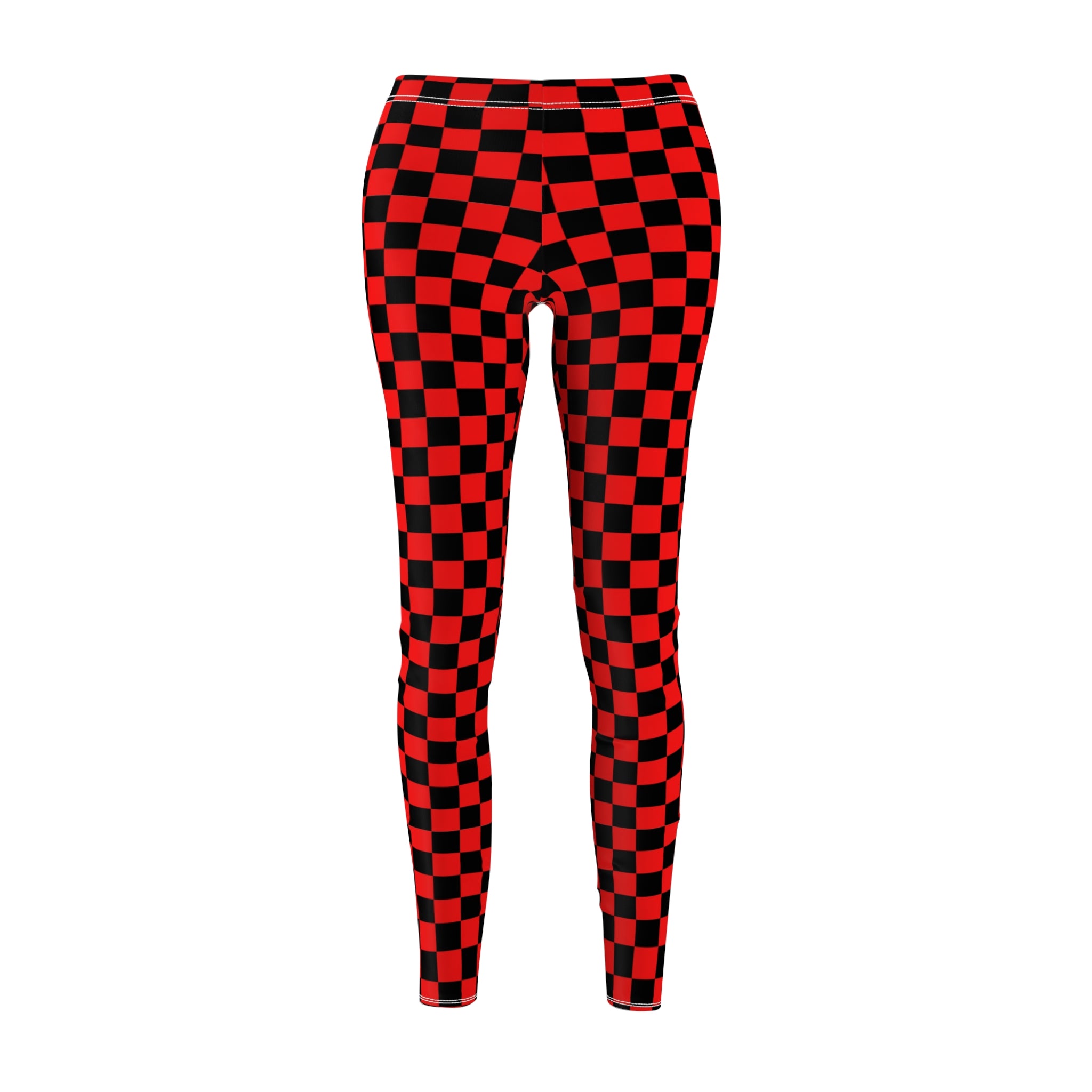 Women's Checkerboard Casual Leggings