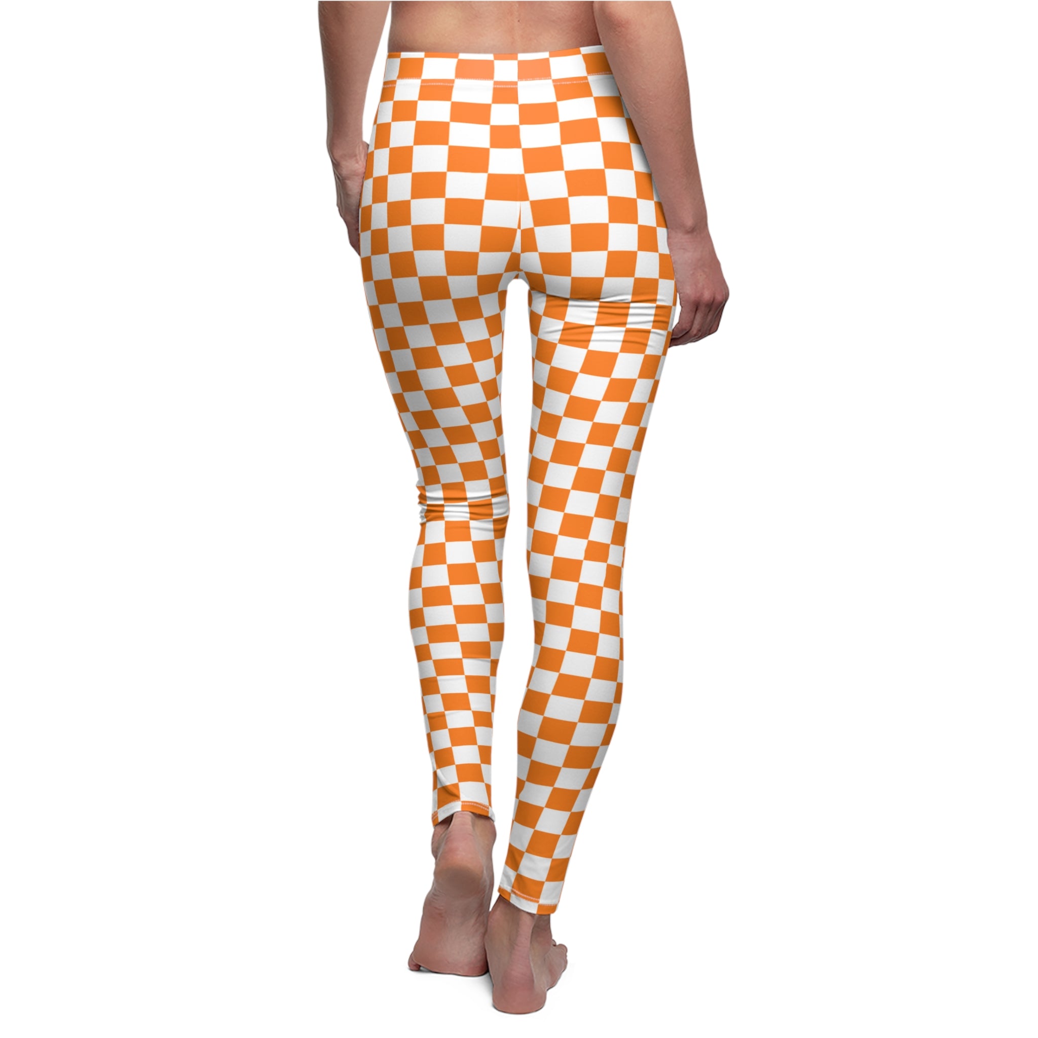 Women's Checkerboard Casual Leggings