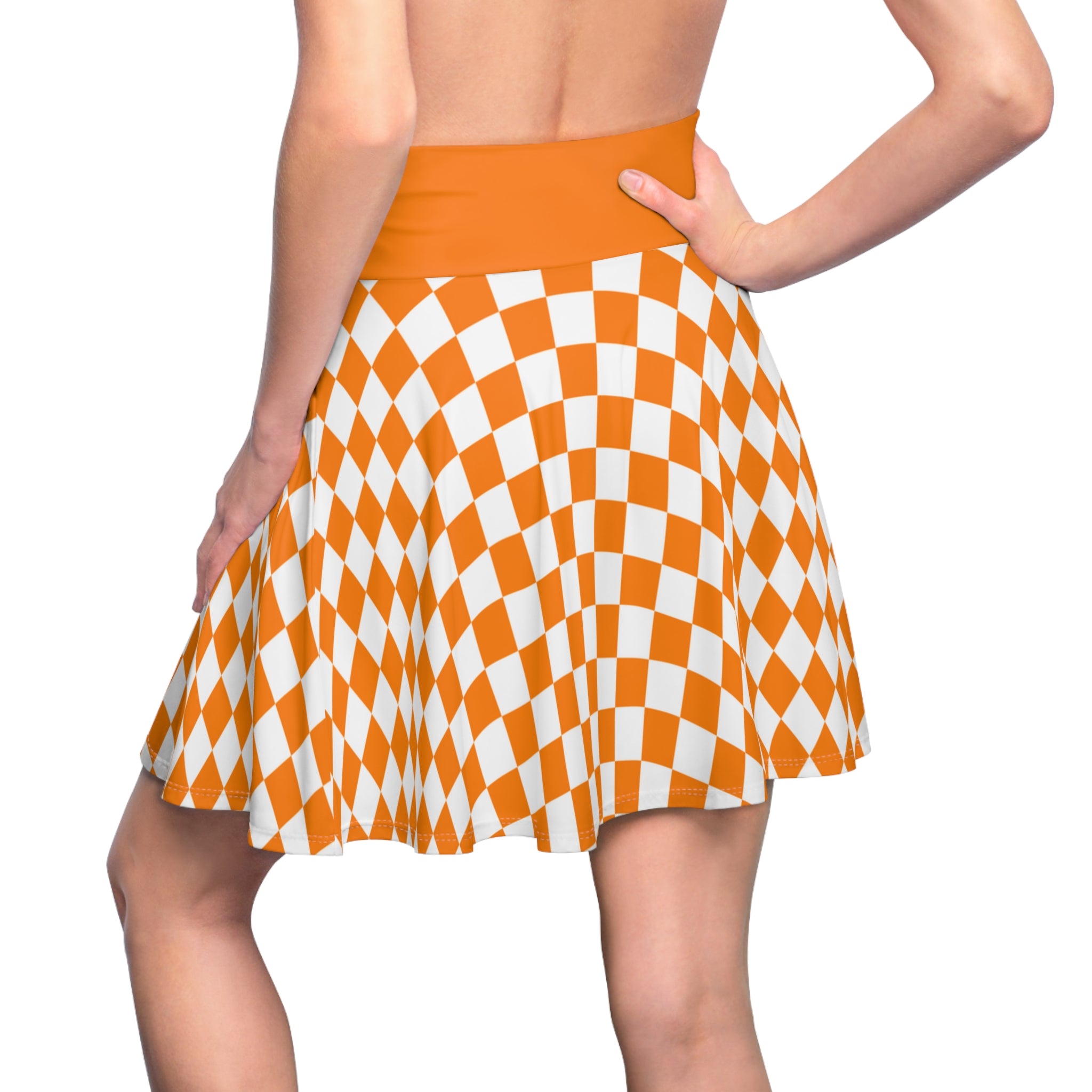Women's Checkerboard Skater Skirt