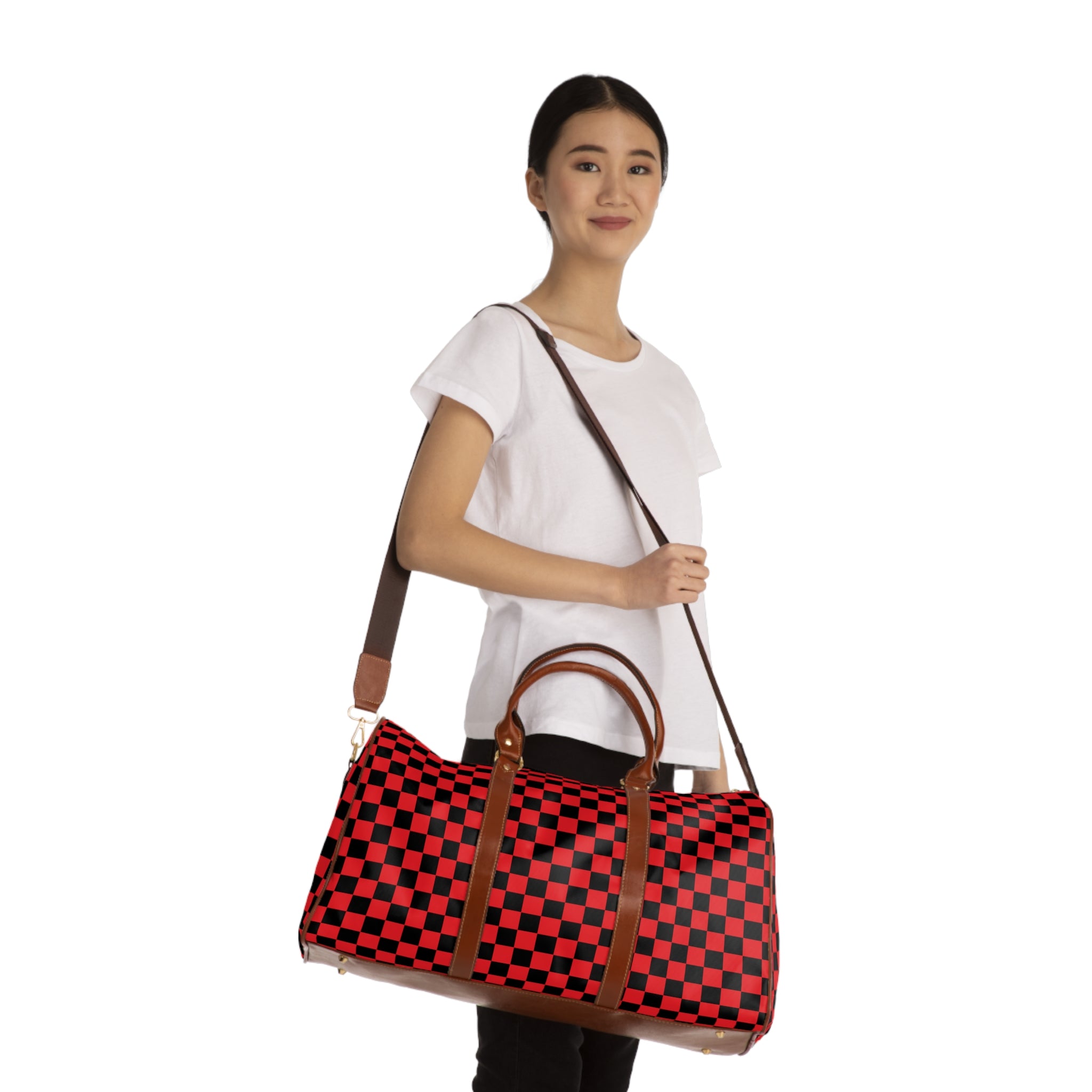 Checkerboard Weekender Bag