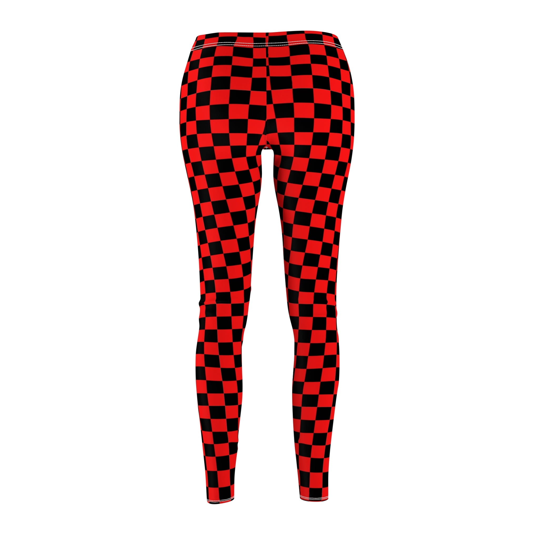 Women's Checkerboard Casual Leggings