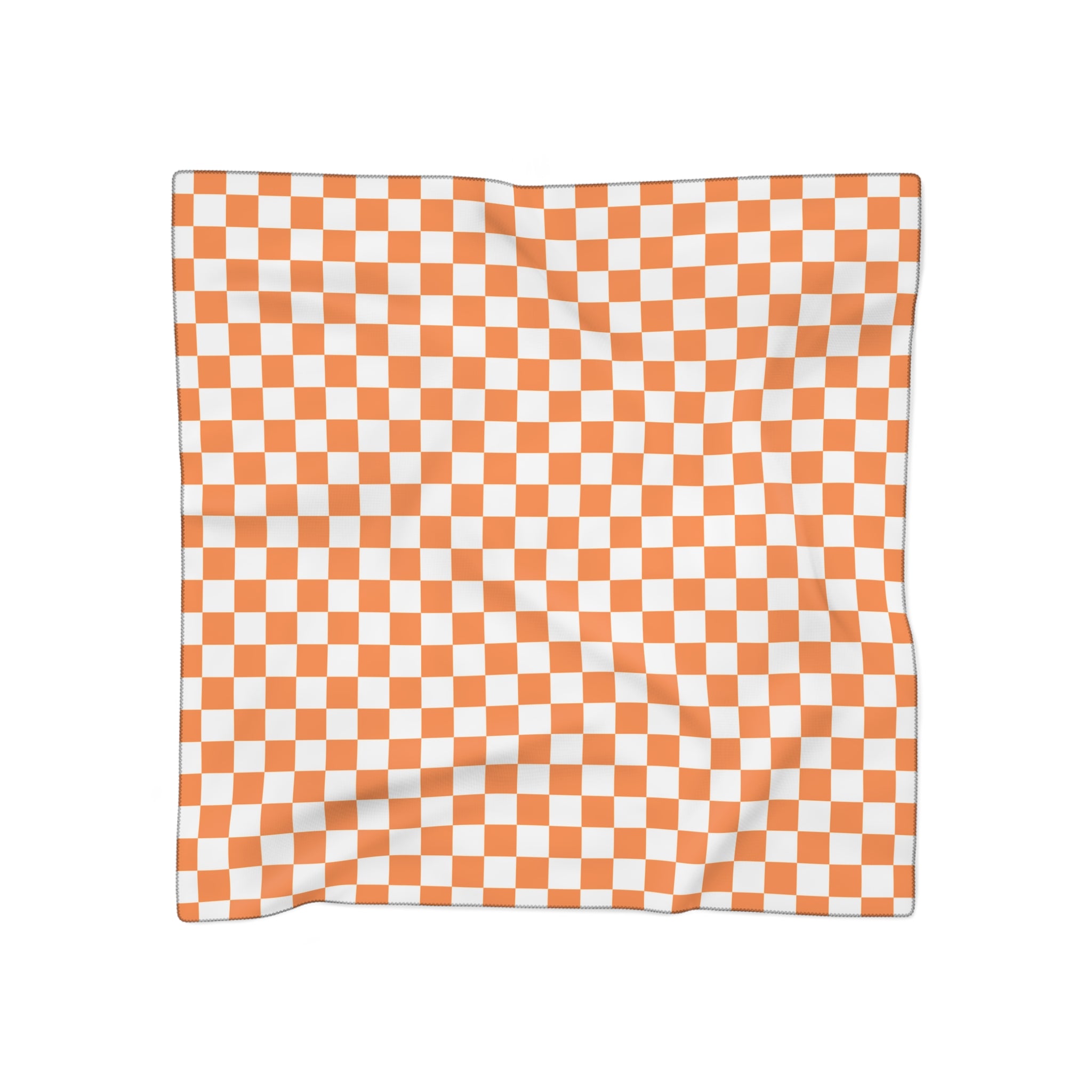 Checkerboard Poly Chiffon Scarf