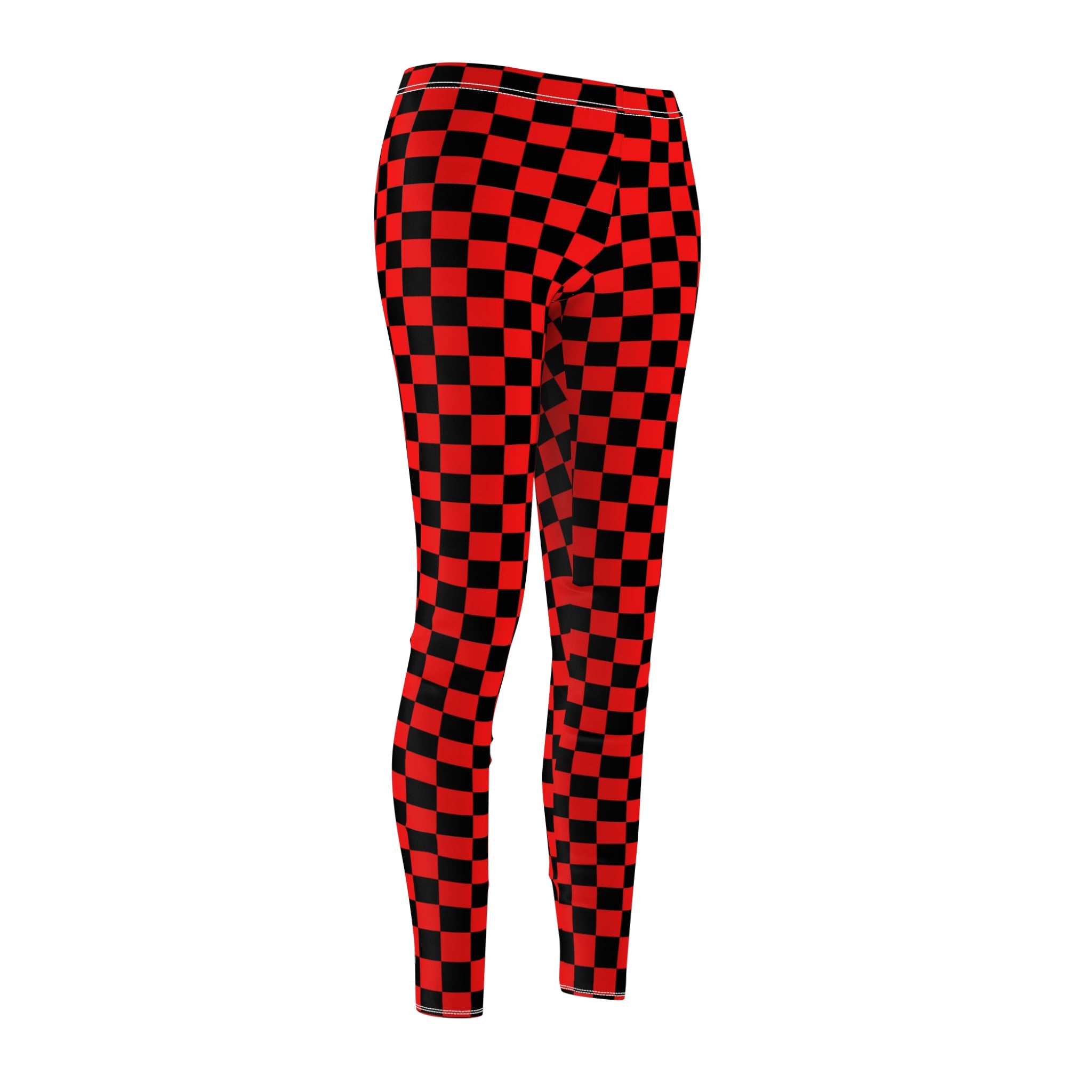 Women's Checkerboard Casual Leggings