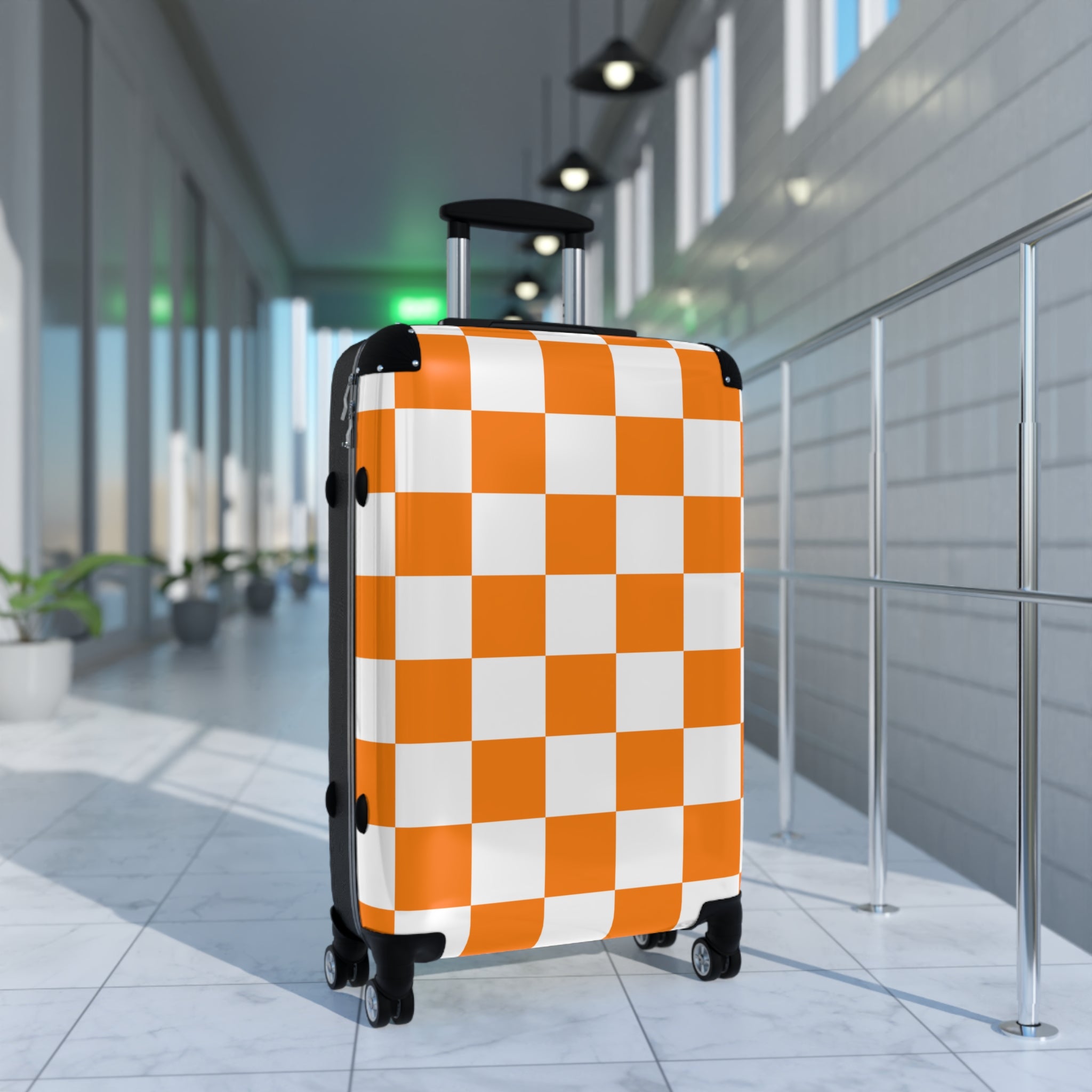 Checkerboard Suitcase Available in 3 sizes