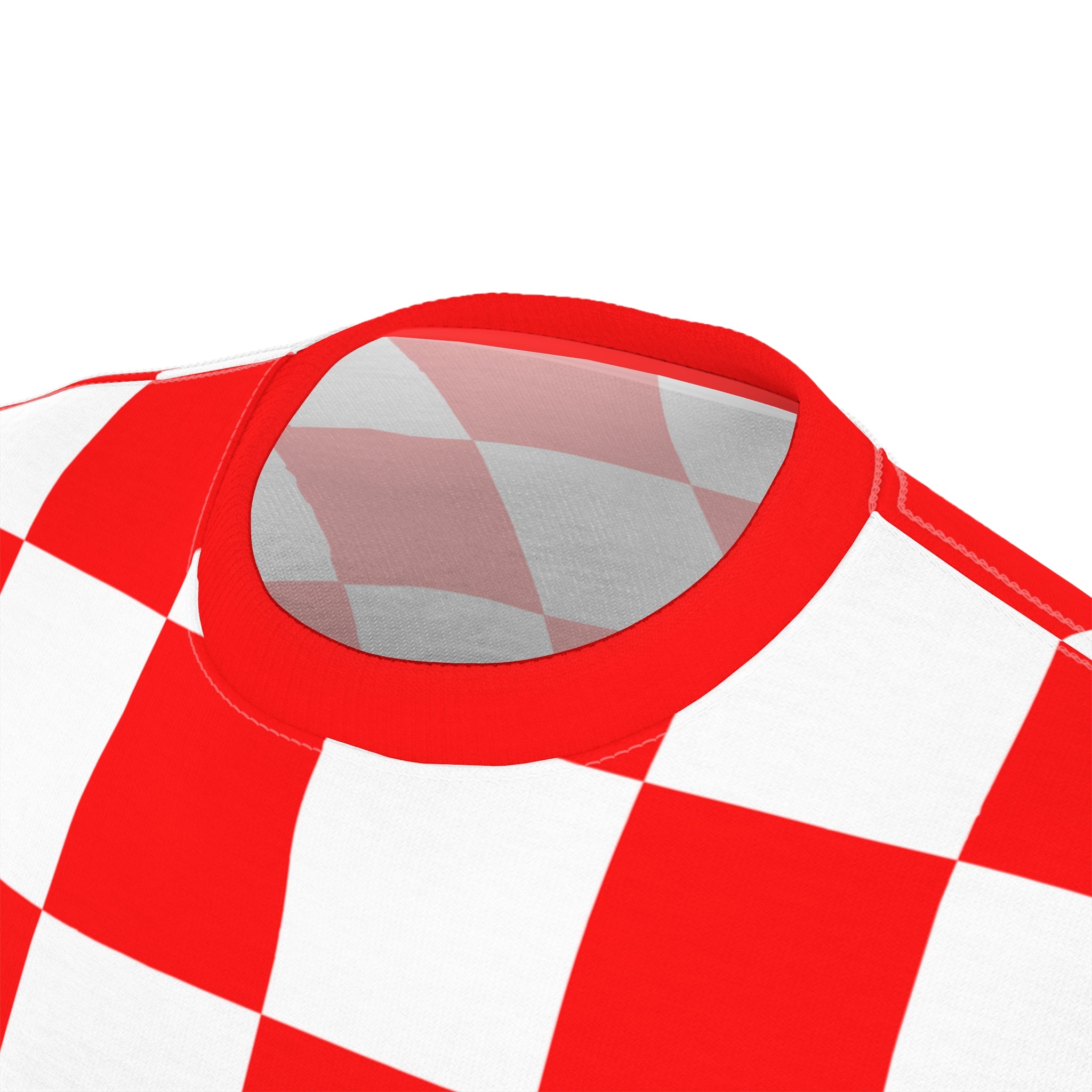 Red & White Checkerboard Shirt