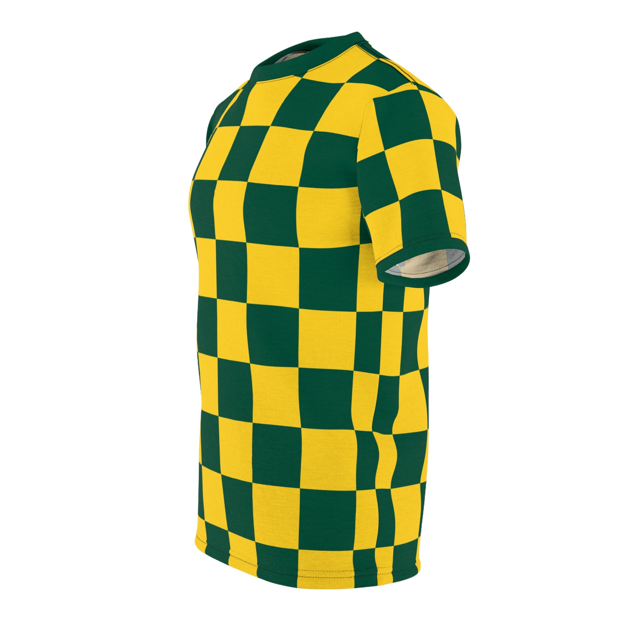 Checkerboard Shirt Yellow & Green