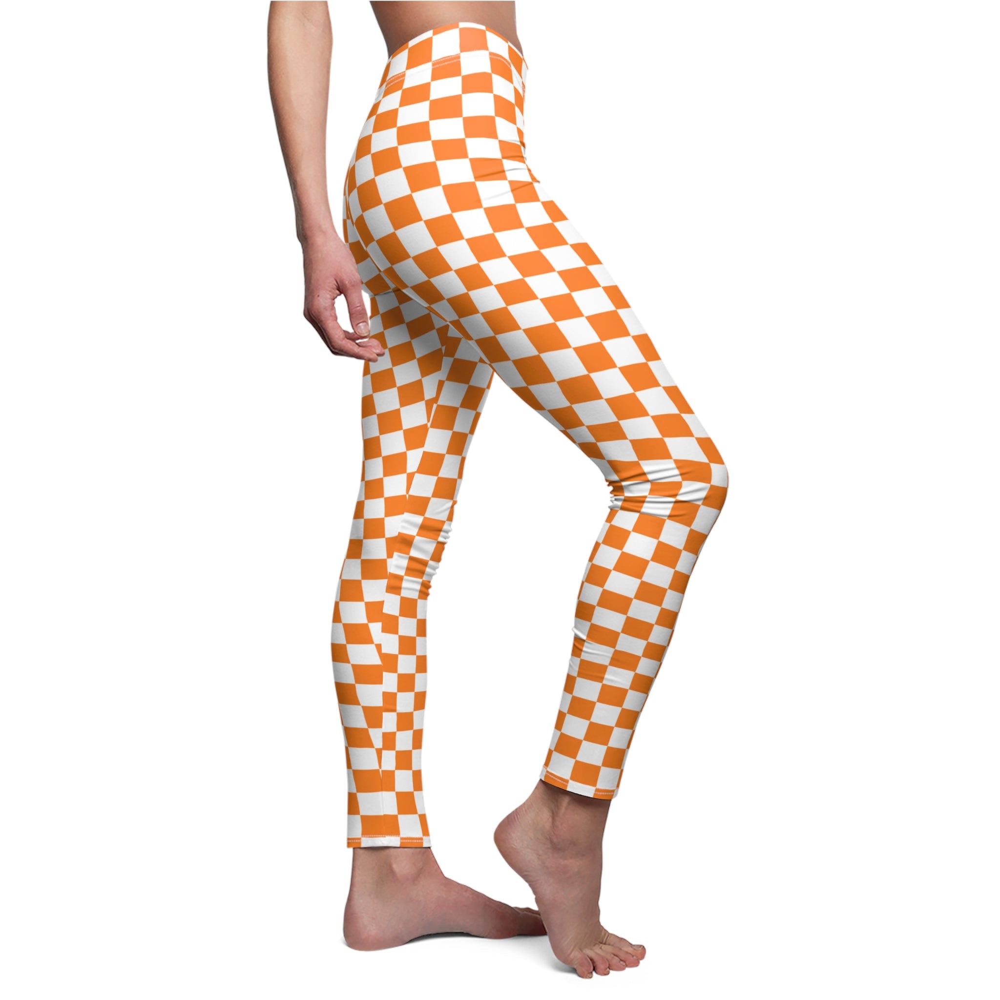 Women's Checkerboard Casual Leggings