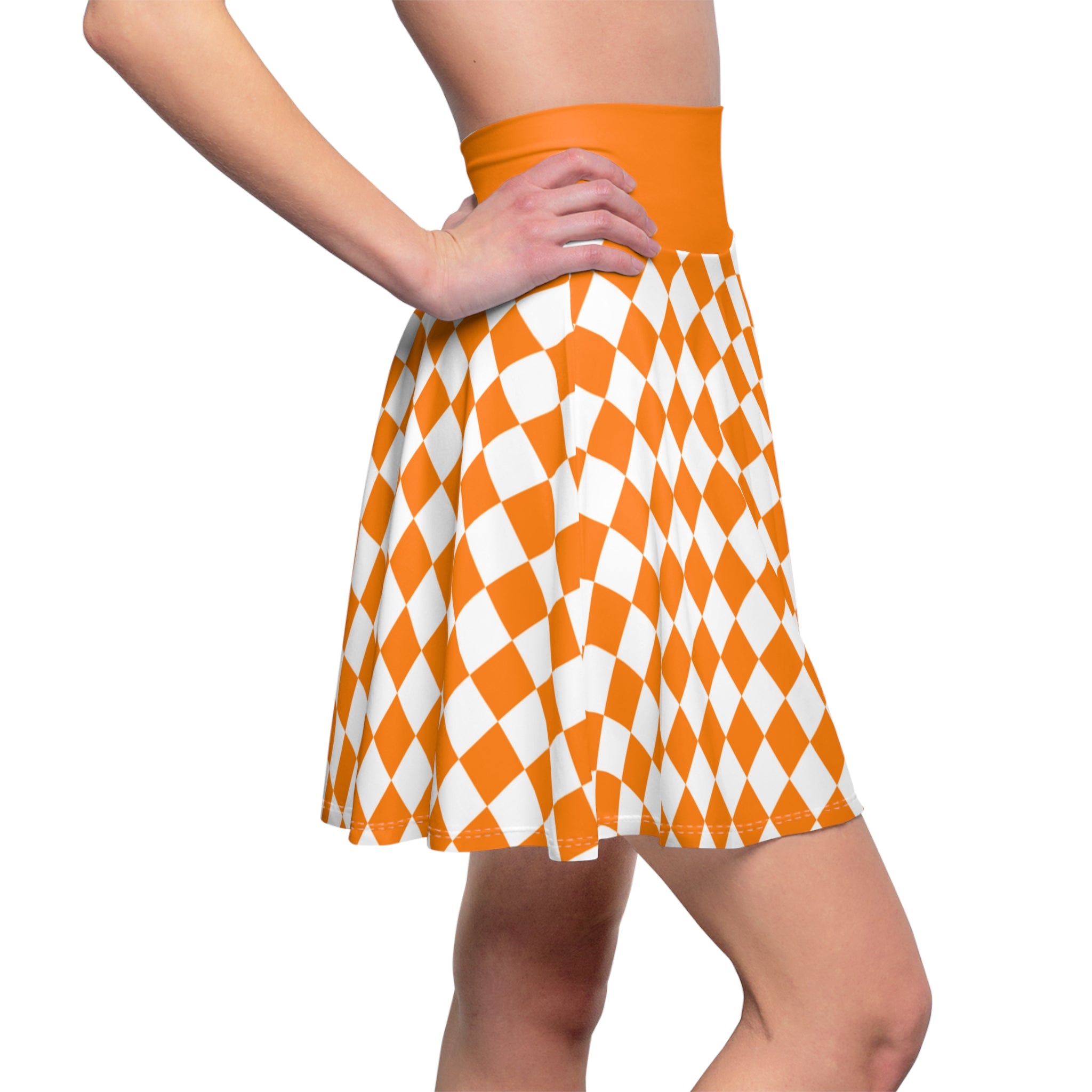 Women's Checkerboard Skater Skirt