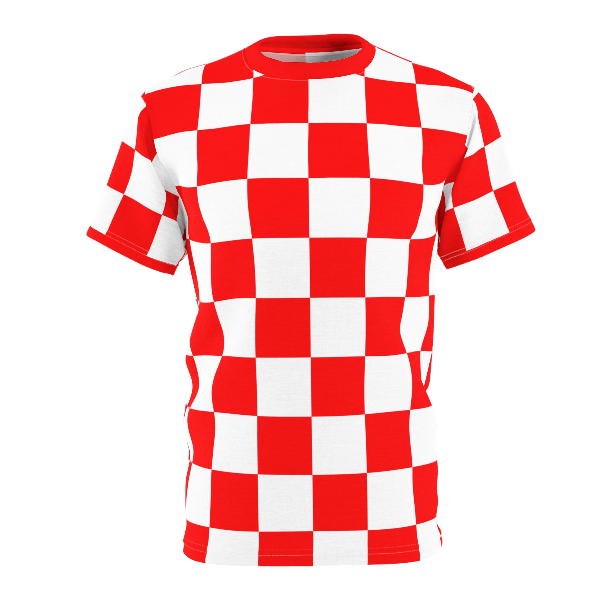 Red & White Checkerboard Shirt