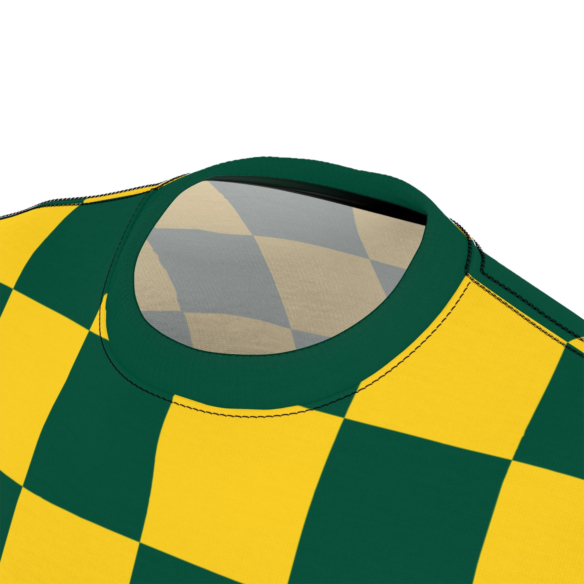 Checkerboard Shirt Yellow & Green