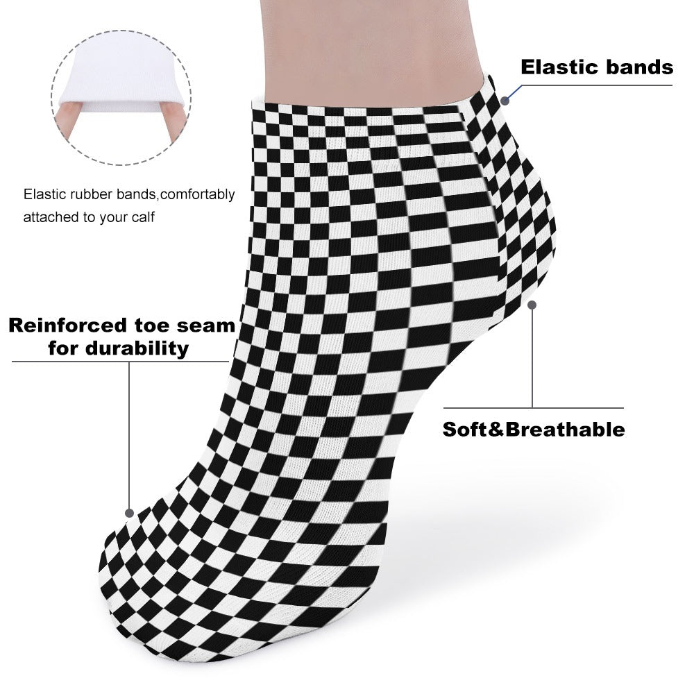 Checkerboard Socks 5 Pairs