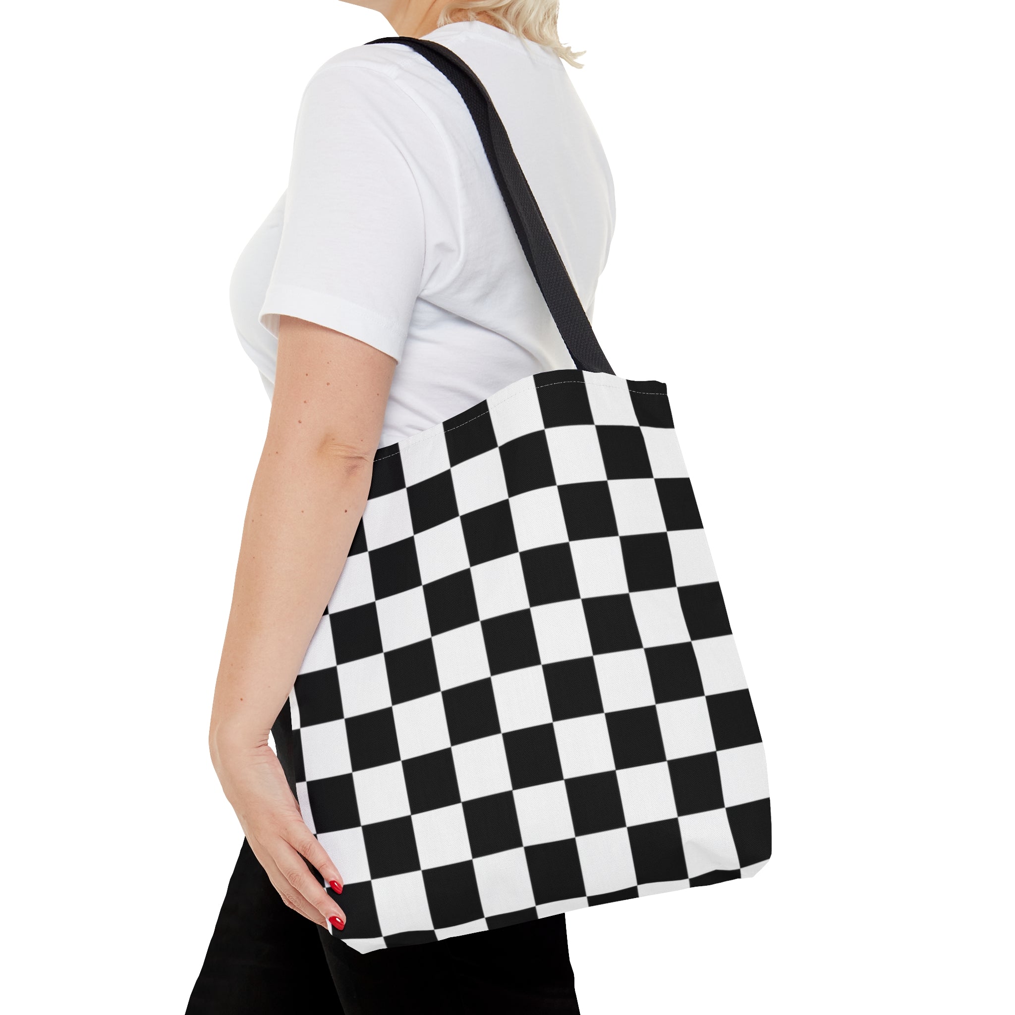 Checkerboard Tote Bag