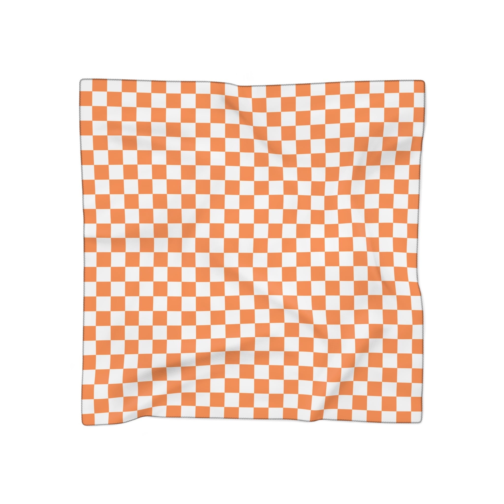 Checkerboard Poly Chiffon Scarf