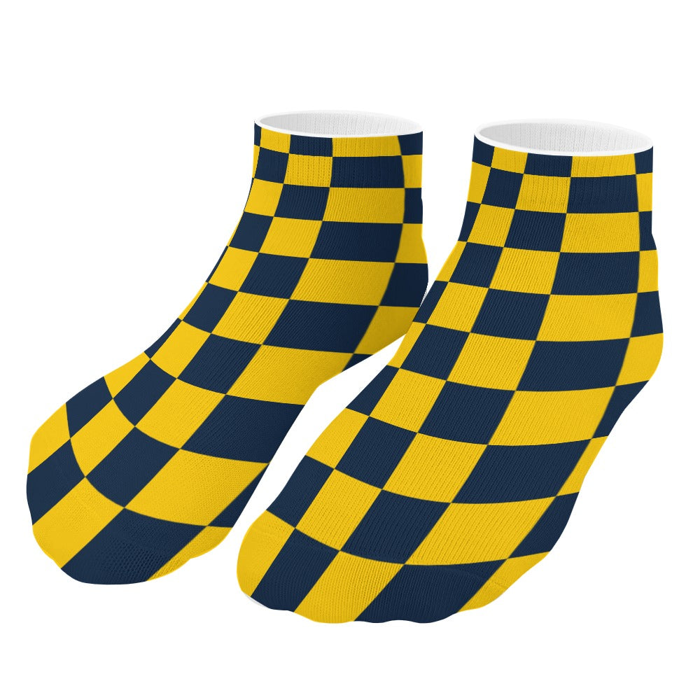 Checkerboard Socks 5 Pairs