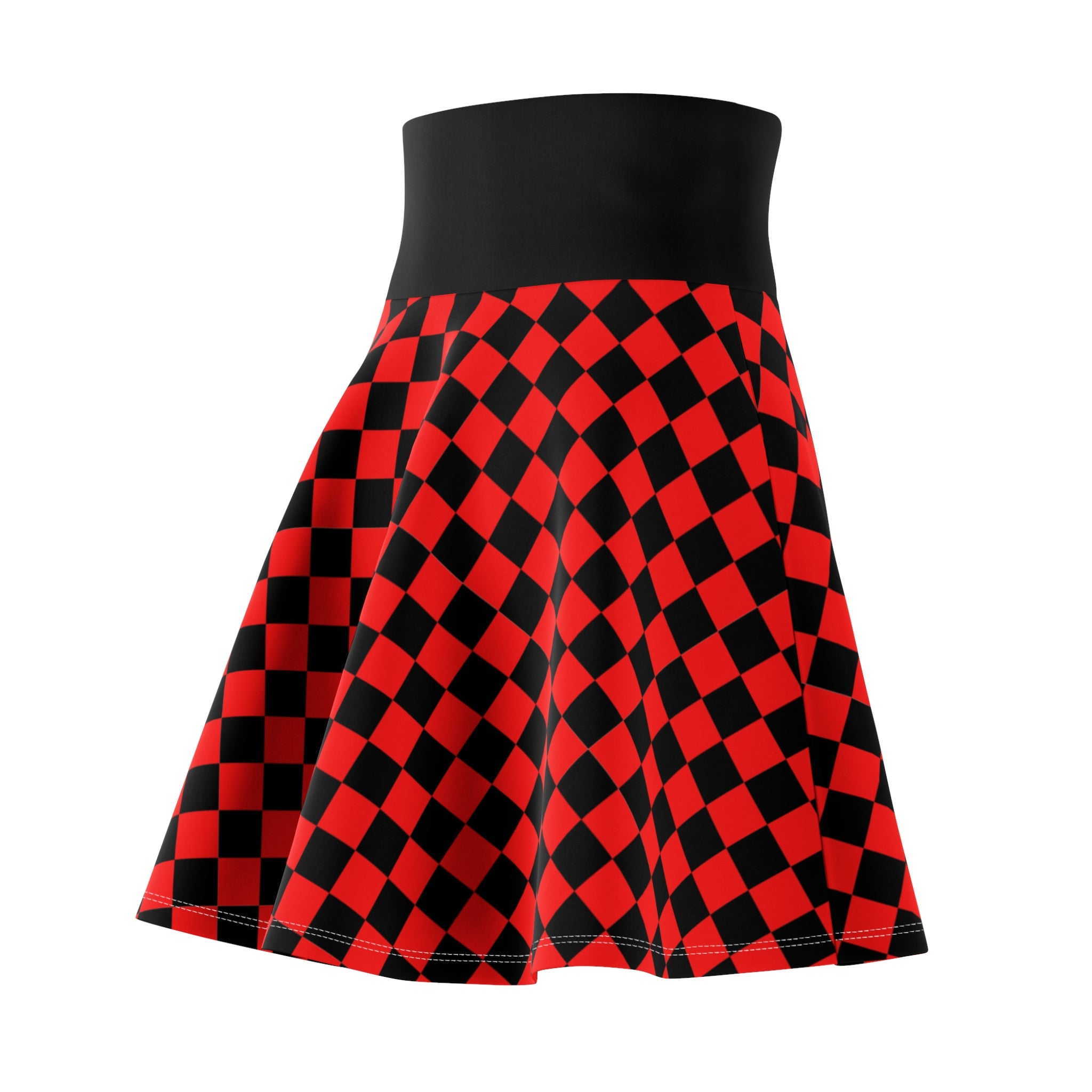 Women's Checkerboard Skater Skirt