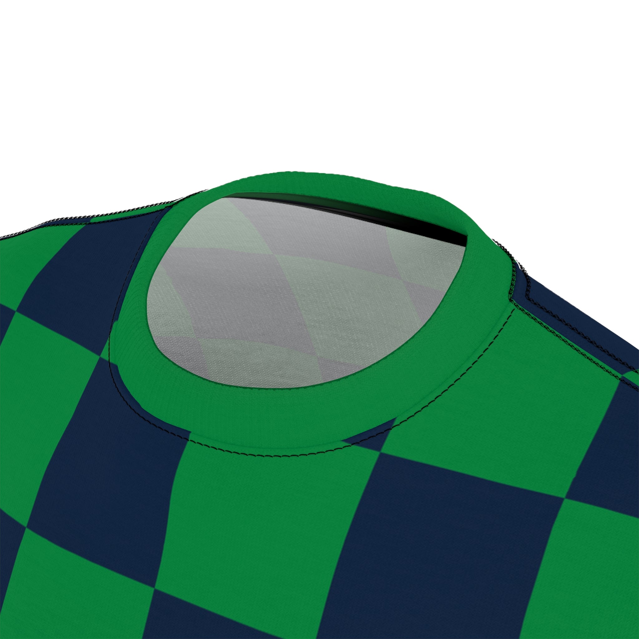 Checkerboard Shirt Blue & Green