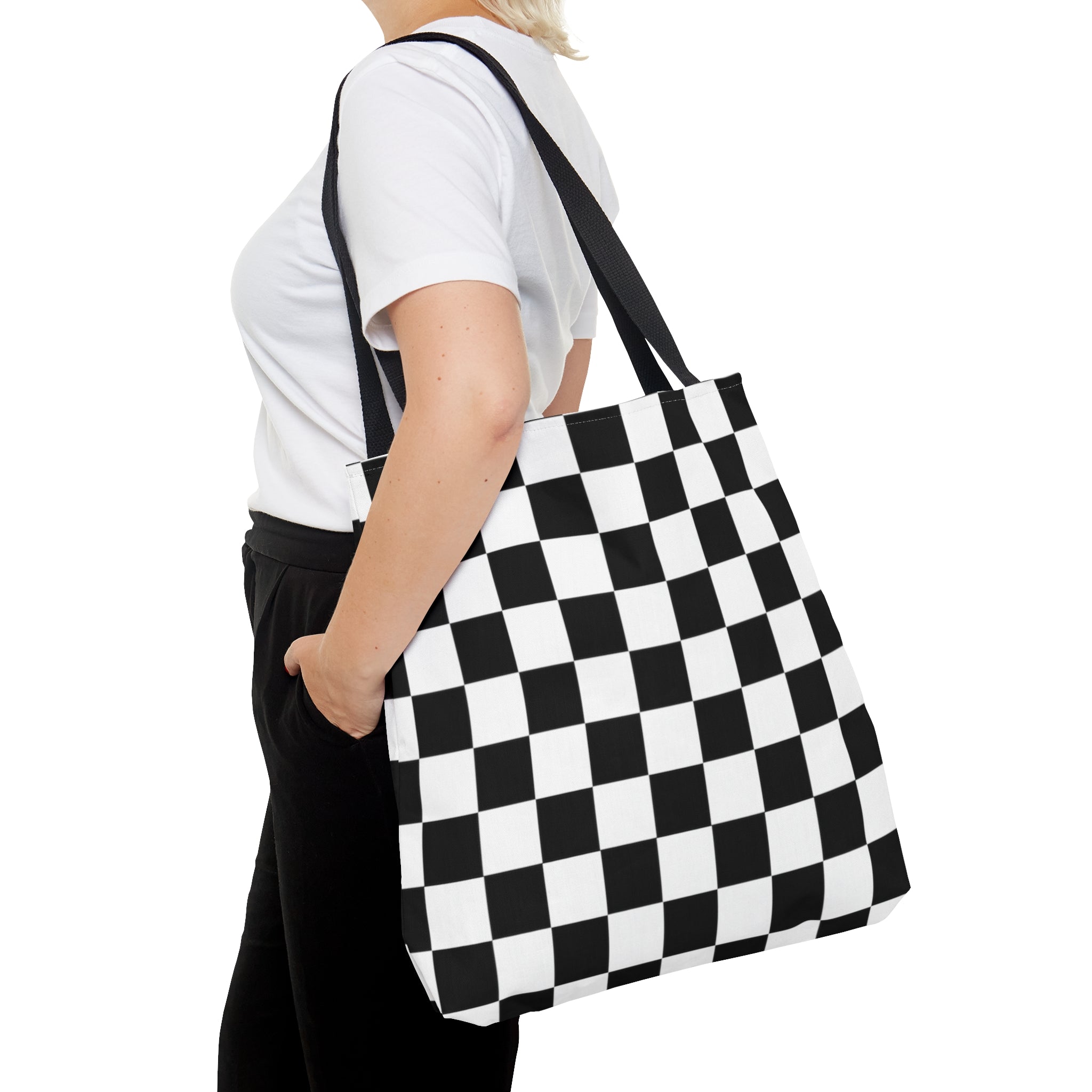 Checkerboard Tote Bag