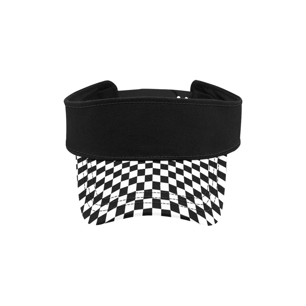 Unisex Checkerboard Sportswear Visor