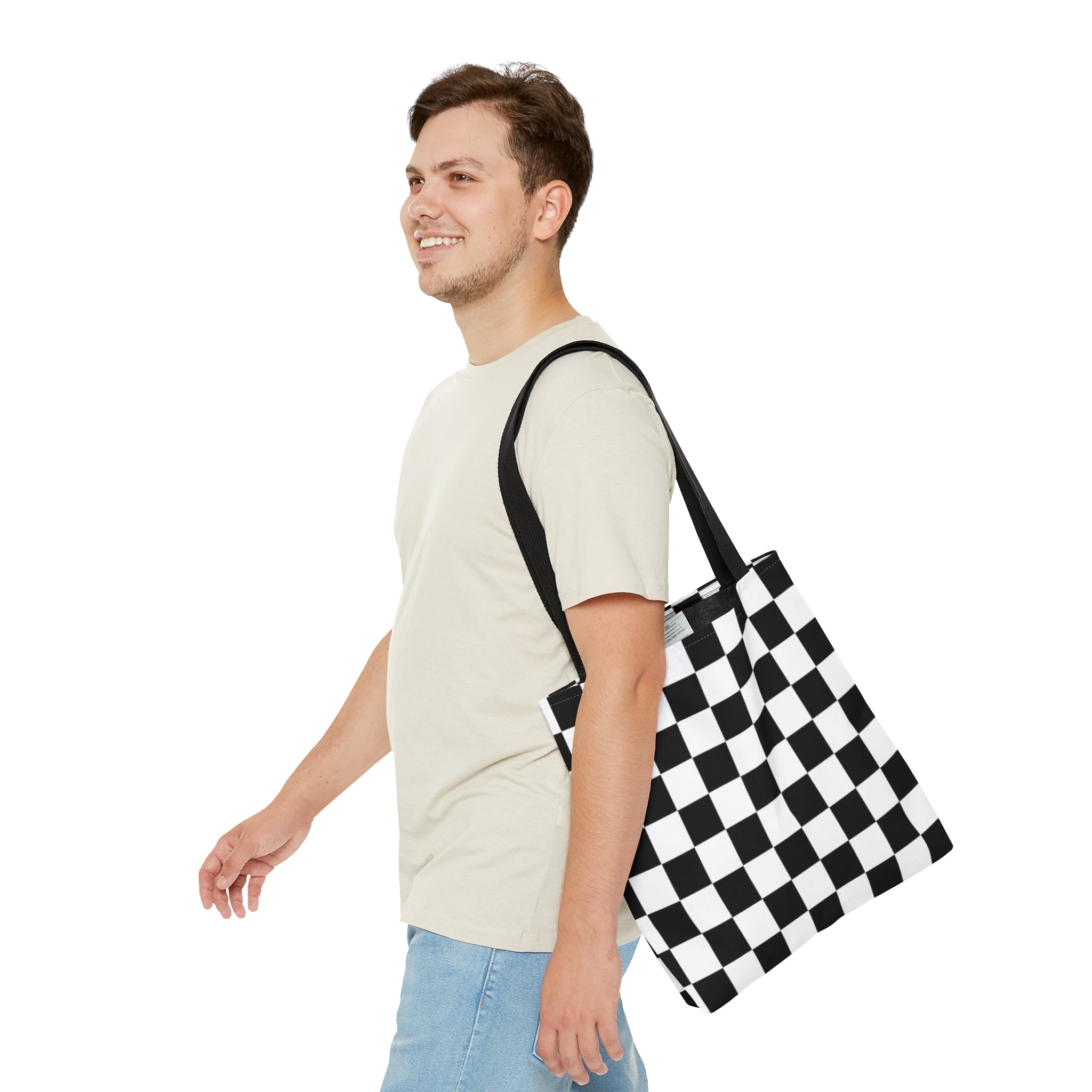 Checkerboard Tote Bag