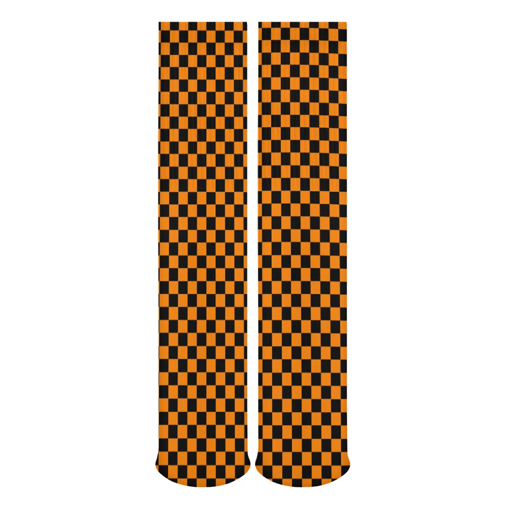Checkerboard Long Socks (Pack of 5)