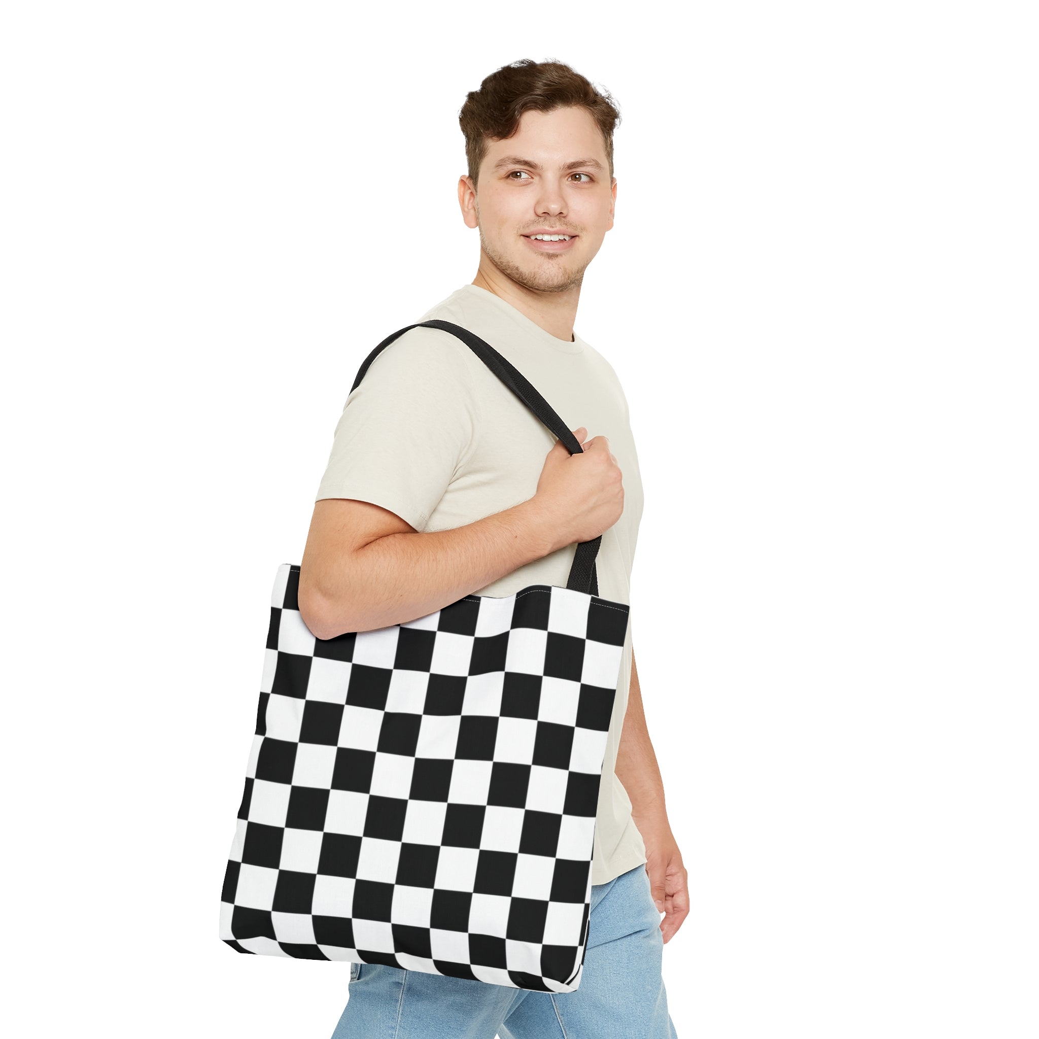 Checkerboard Tote Bag