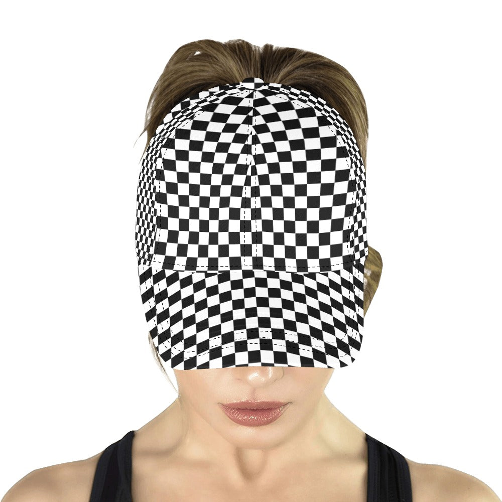 Unisex Checkerboard Cap