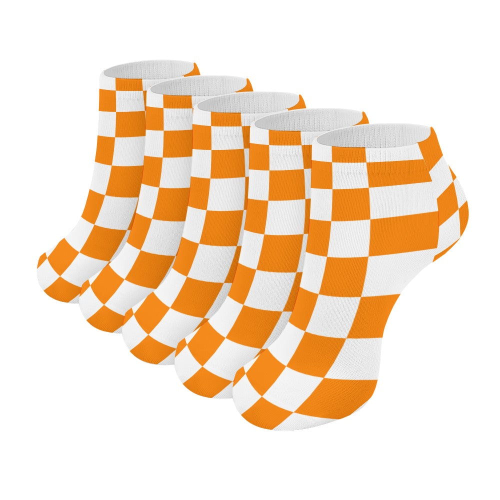 Checkerboard Socks 5 Pairs