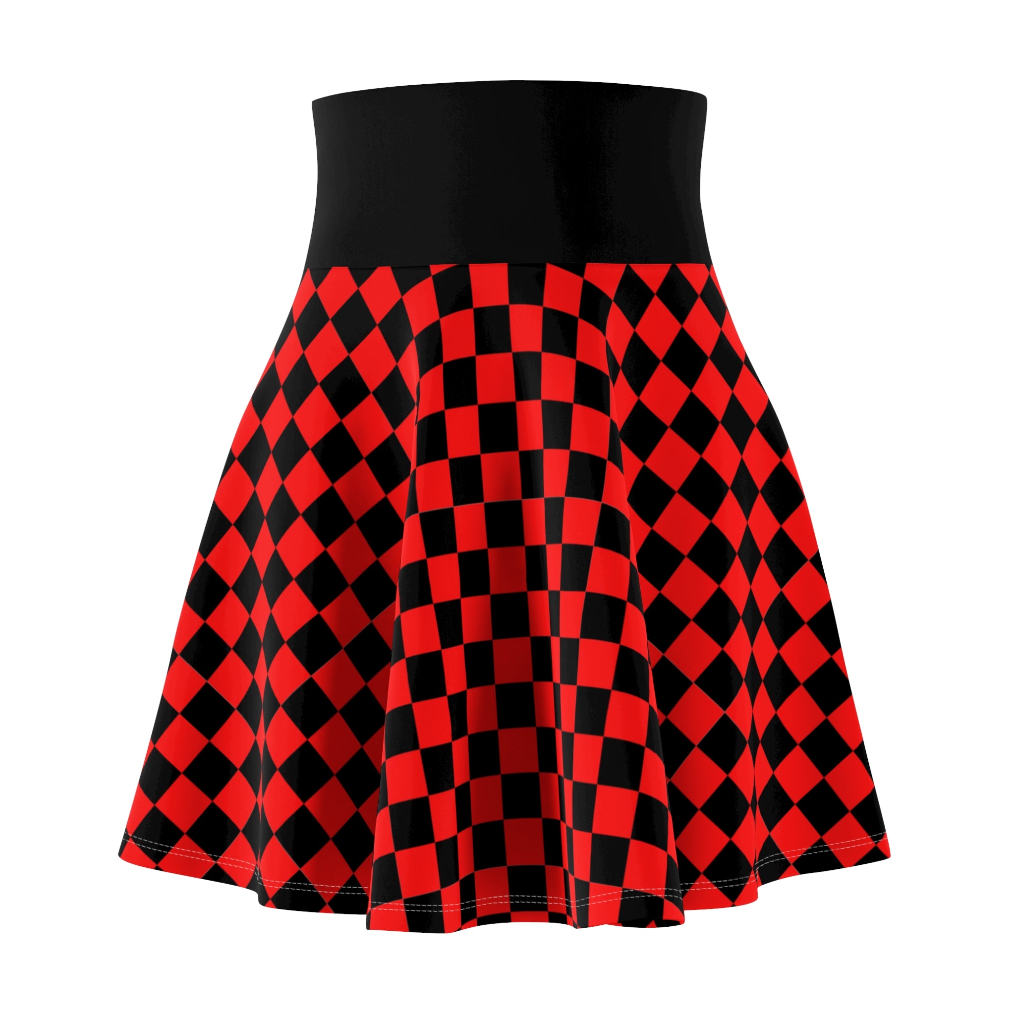 Women's Checkerboard Skater Skirt