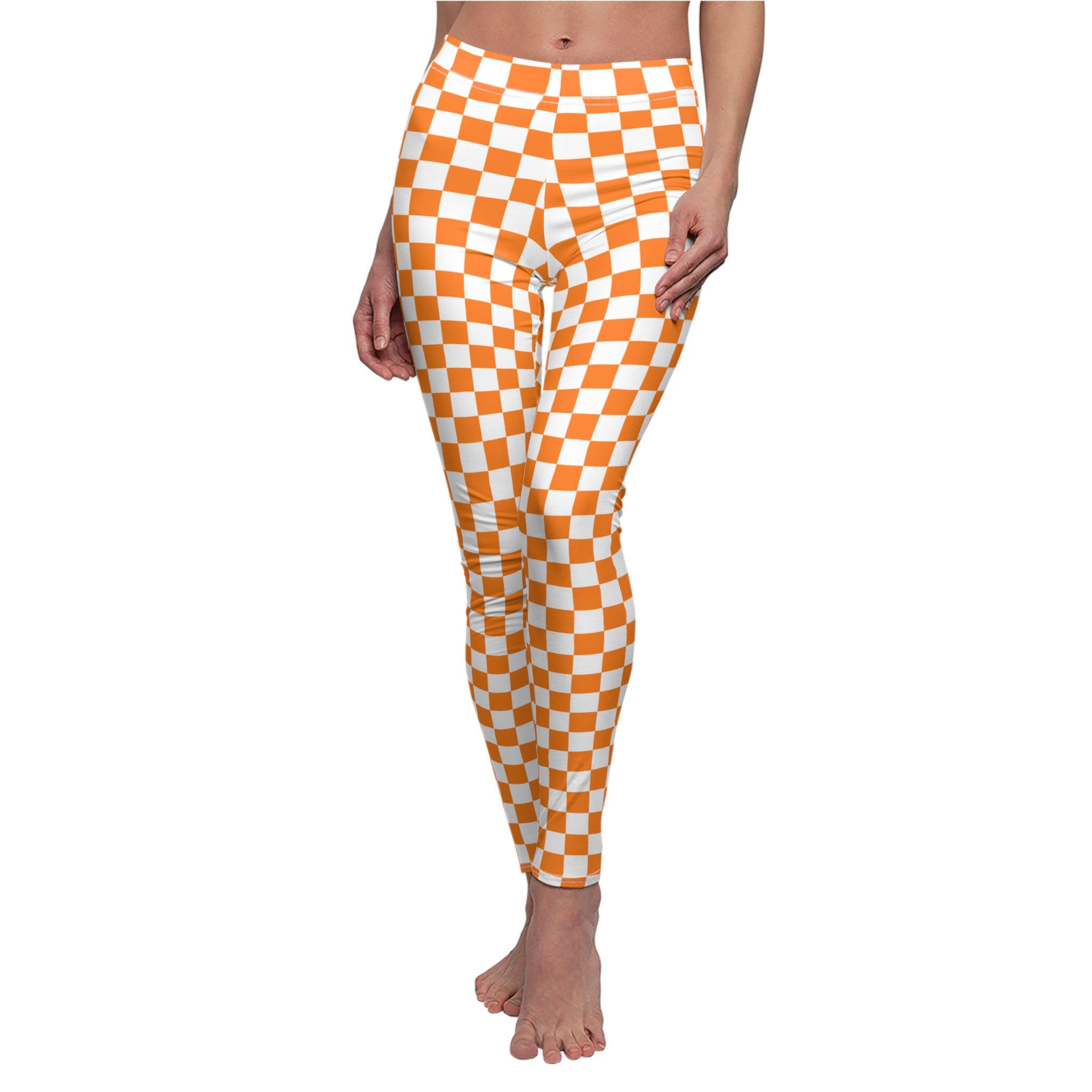 Women's Checkerboard Casual Leggings
