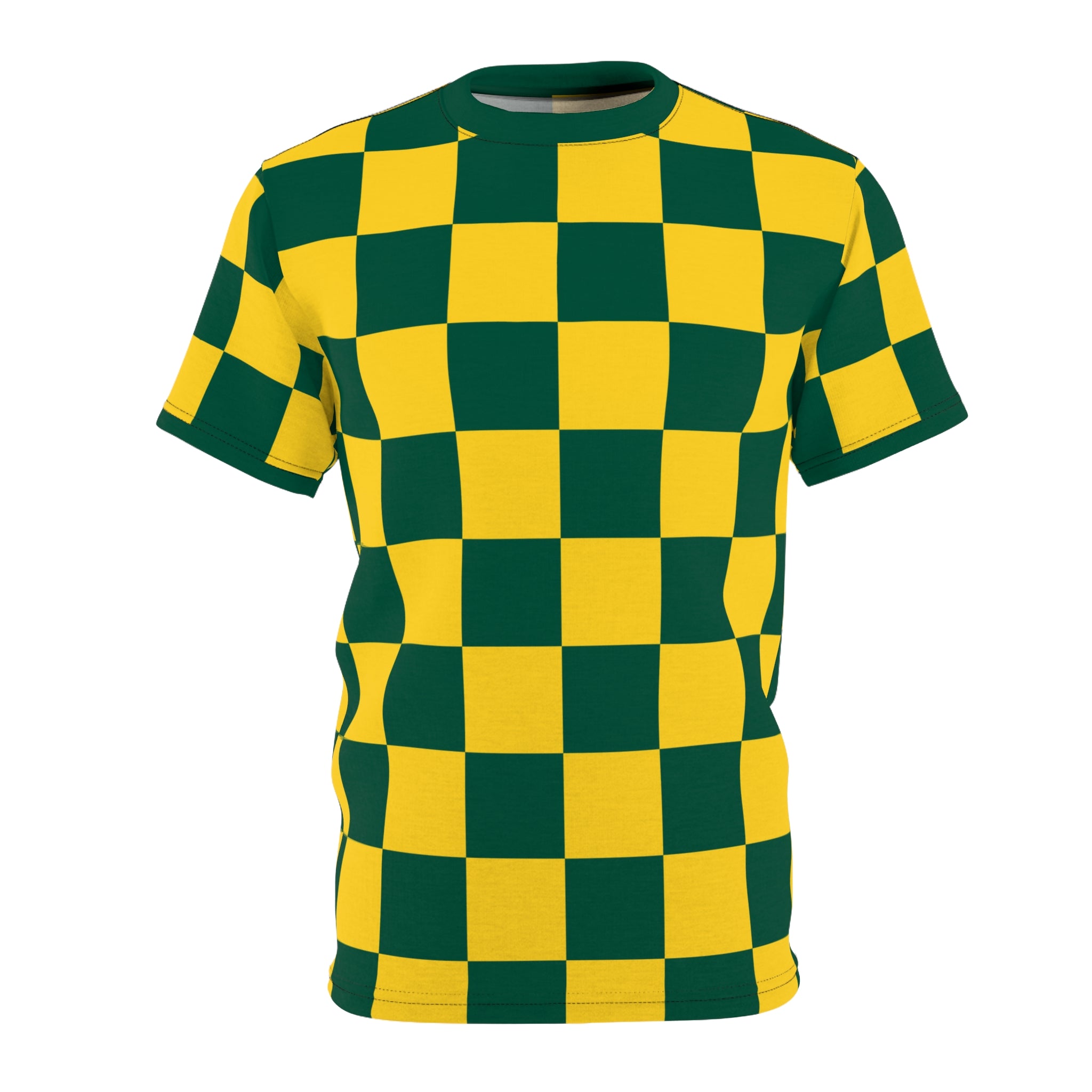 Checkerboard Shirt Yellow & Green