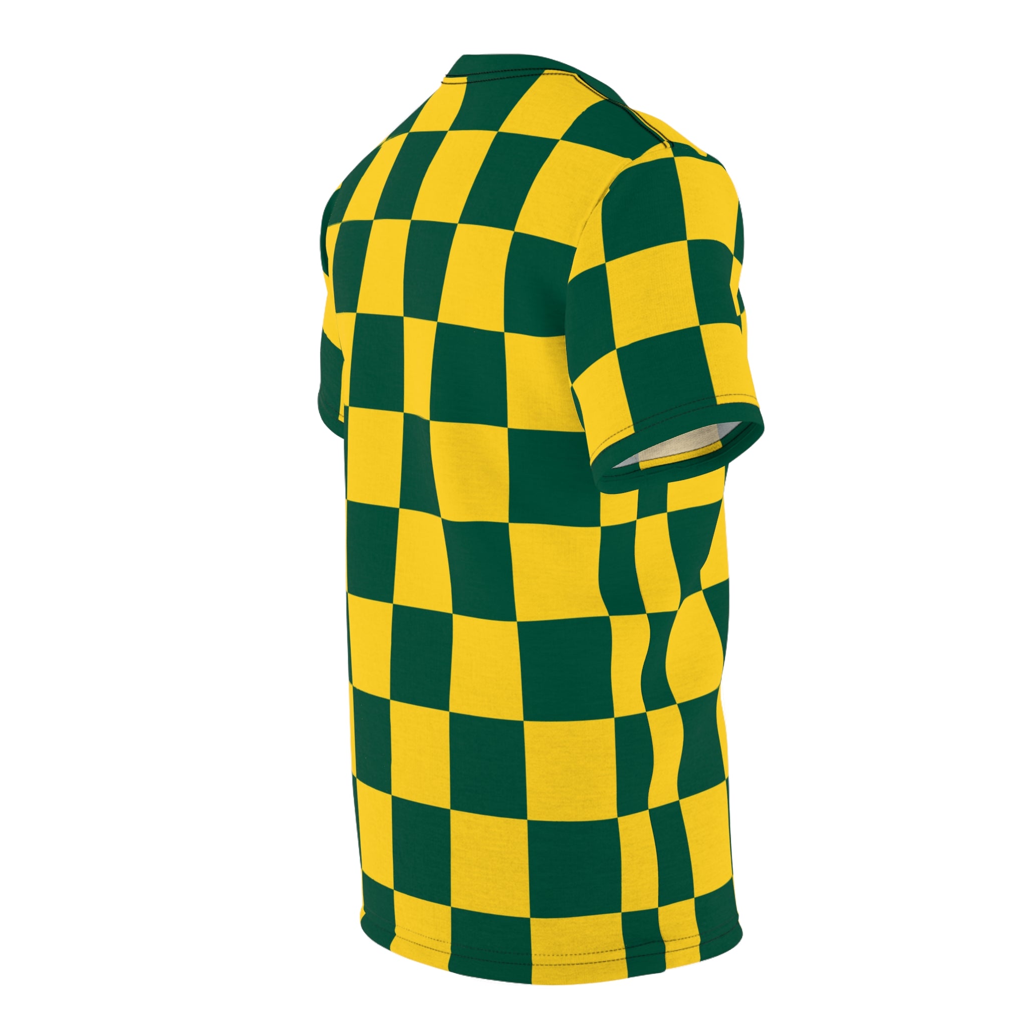 Checkerboard Shirt Yellow & Green