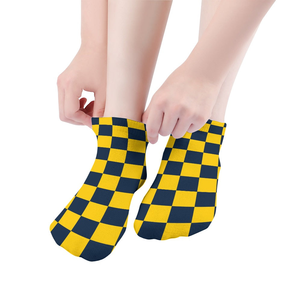 Checkerboard Socks 5 Pairs