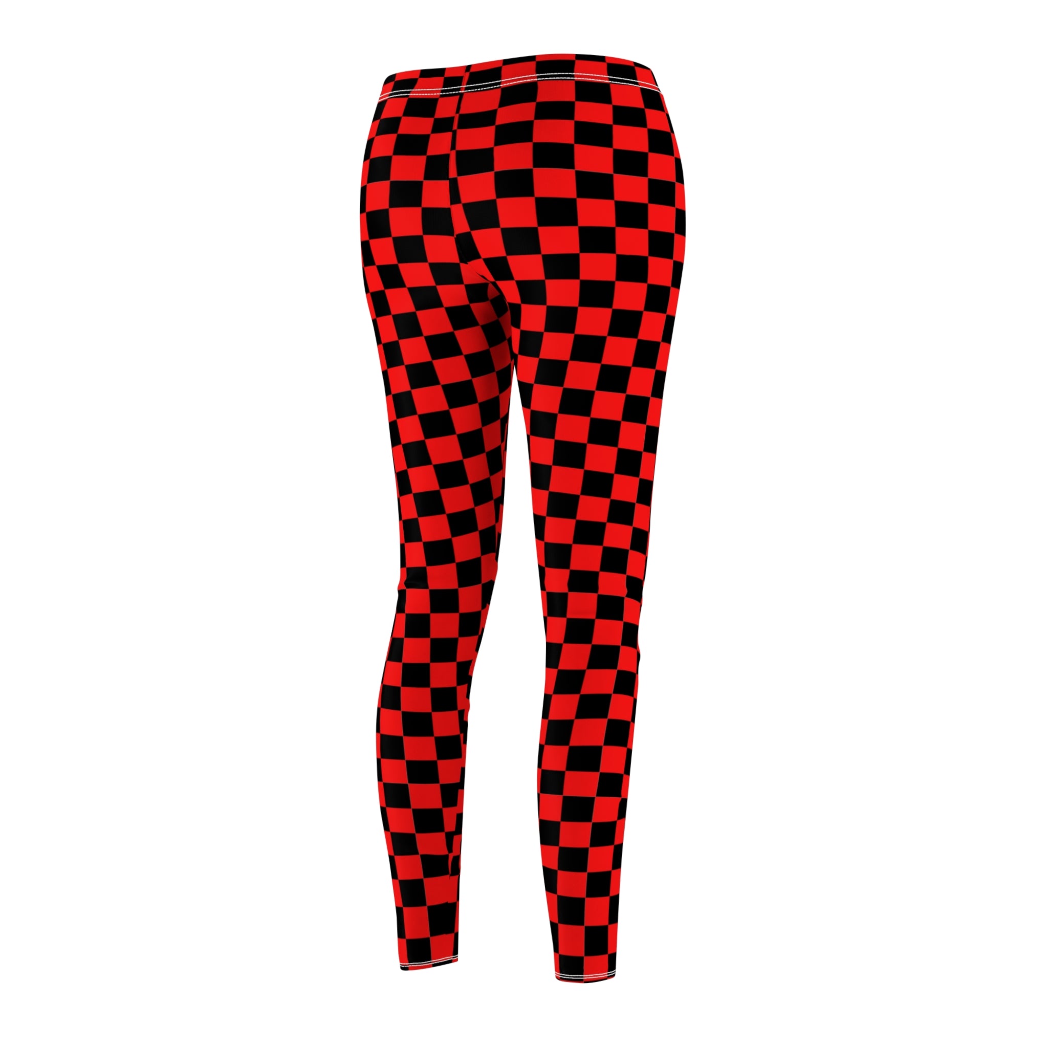 Women's Checkerboard Casual Leggings