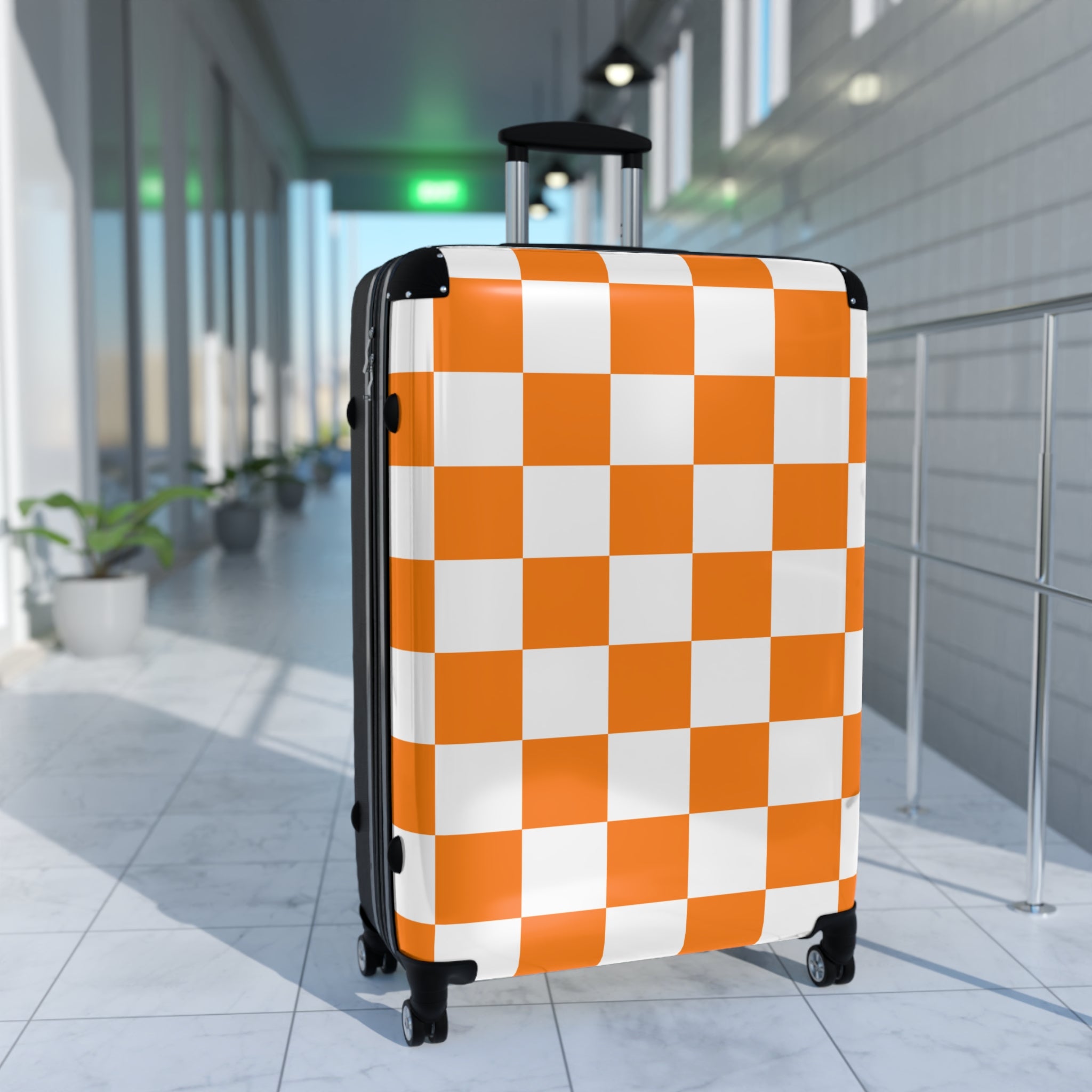 Checkerboard Suitcase Available in 3 sizes