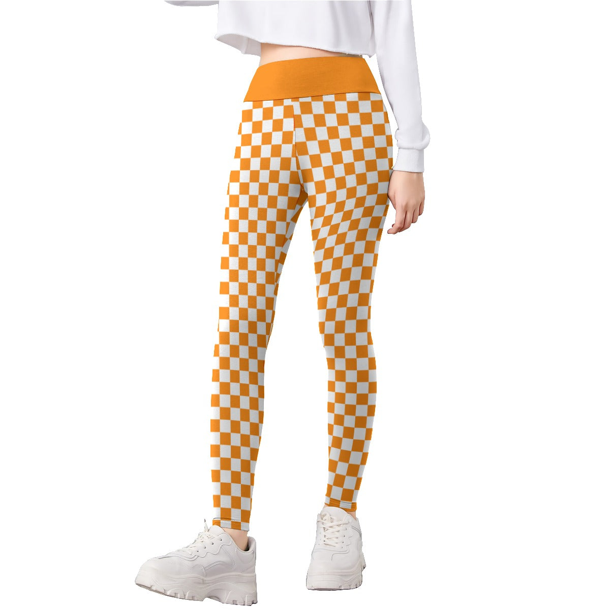 Girl's Checkerboard Leggings