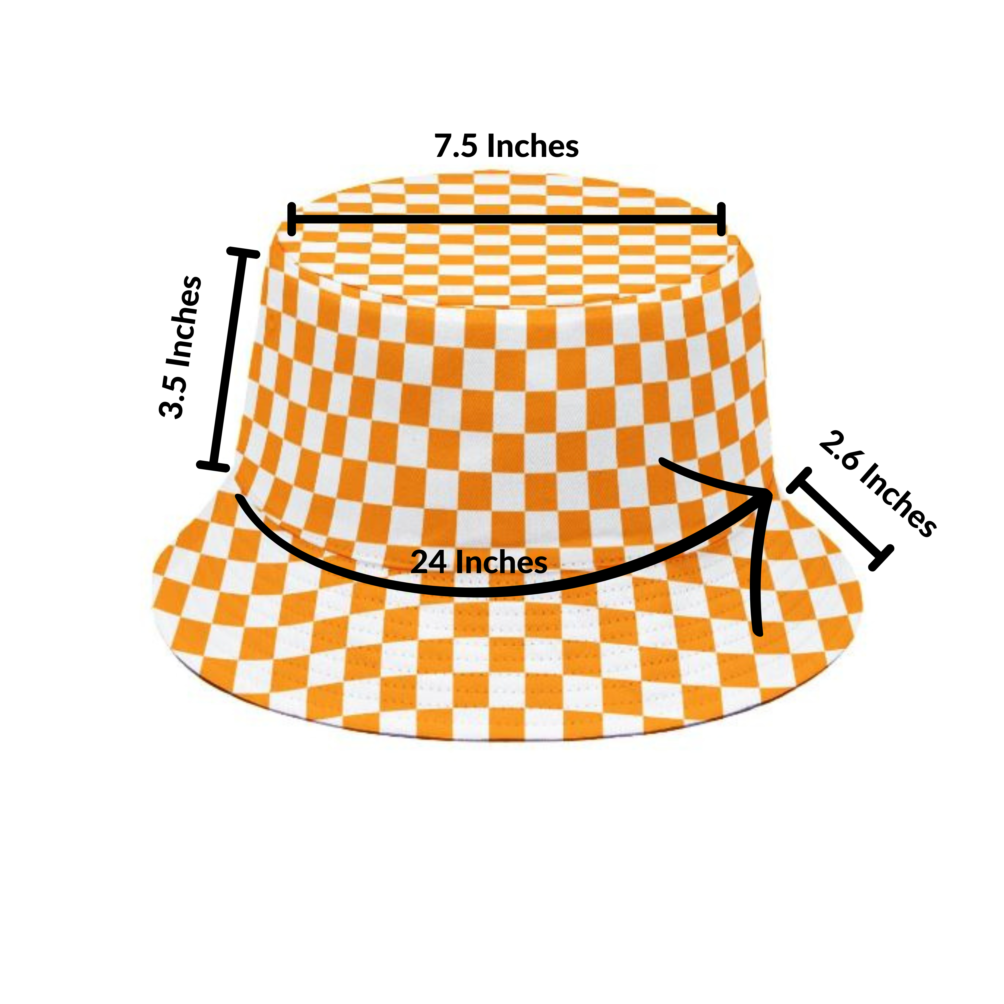 Checkerboard Fisherman Bucket Hat