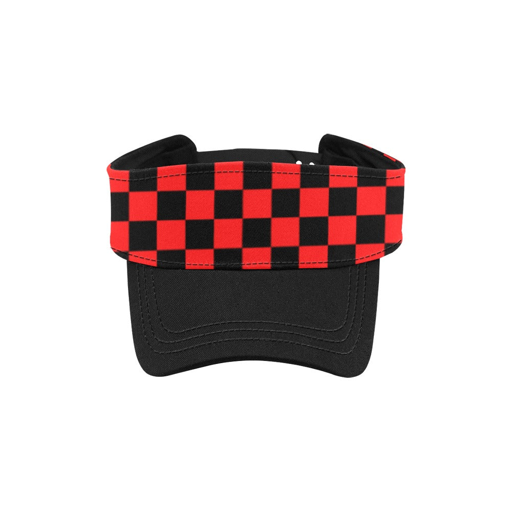 Unisex Checkerboard Sportswear Visor