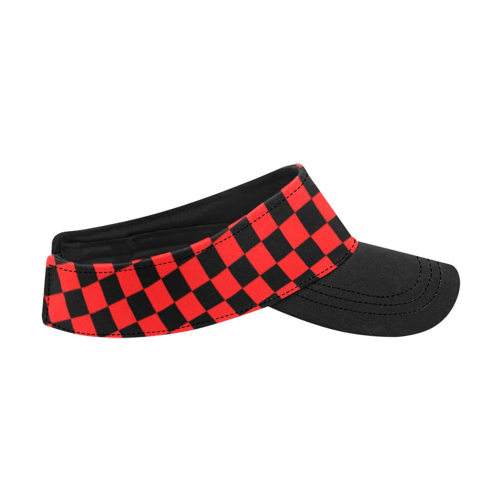 Unisex Checkerboard Sportswear Visor