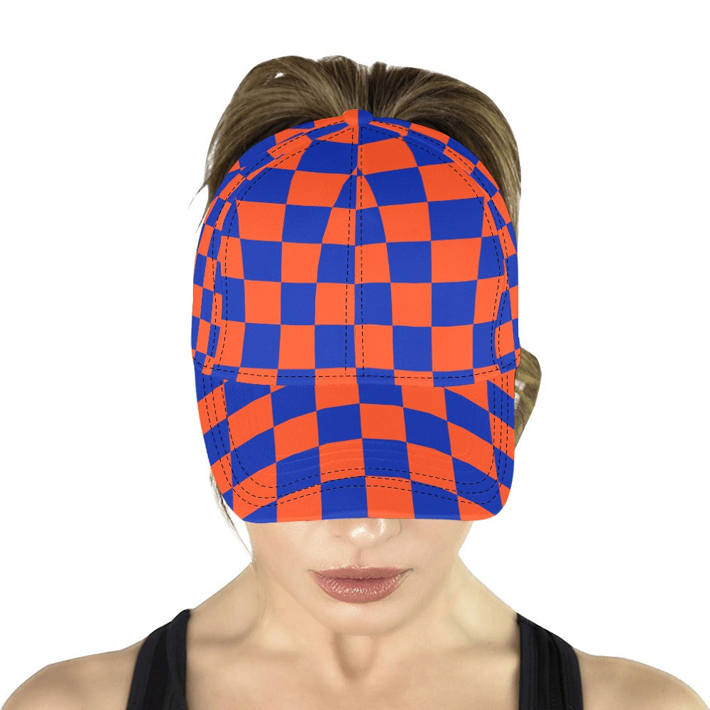 Unisex Checkerboard Cap