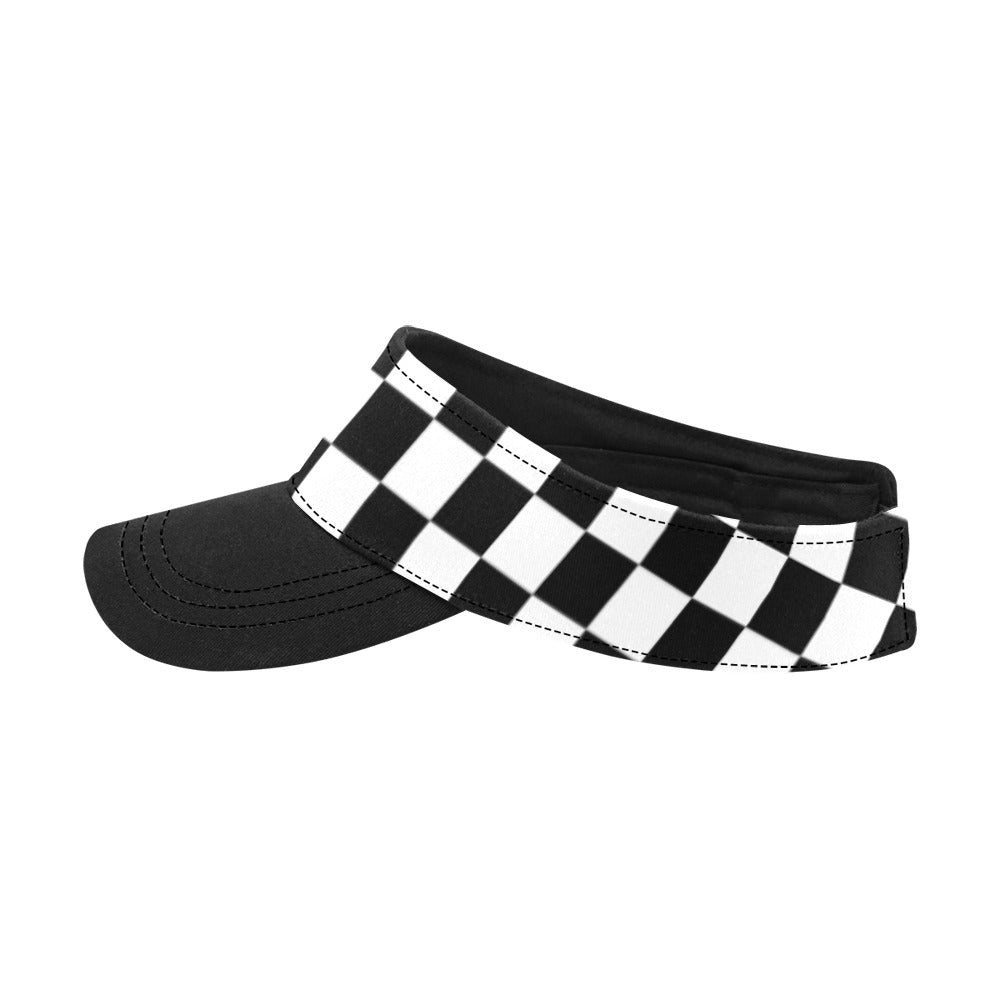 Unisex Checkerboard Sportswear Visor