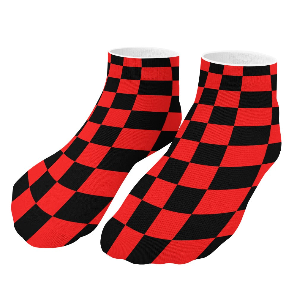Checkerboard Socks 5 Pairs