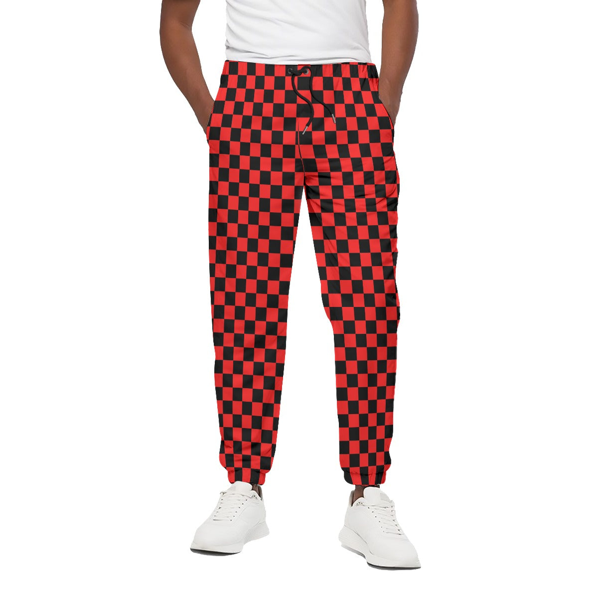Checkerboard Unisex Jogging Pants 100% Cotton
