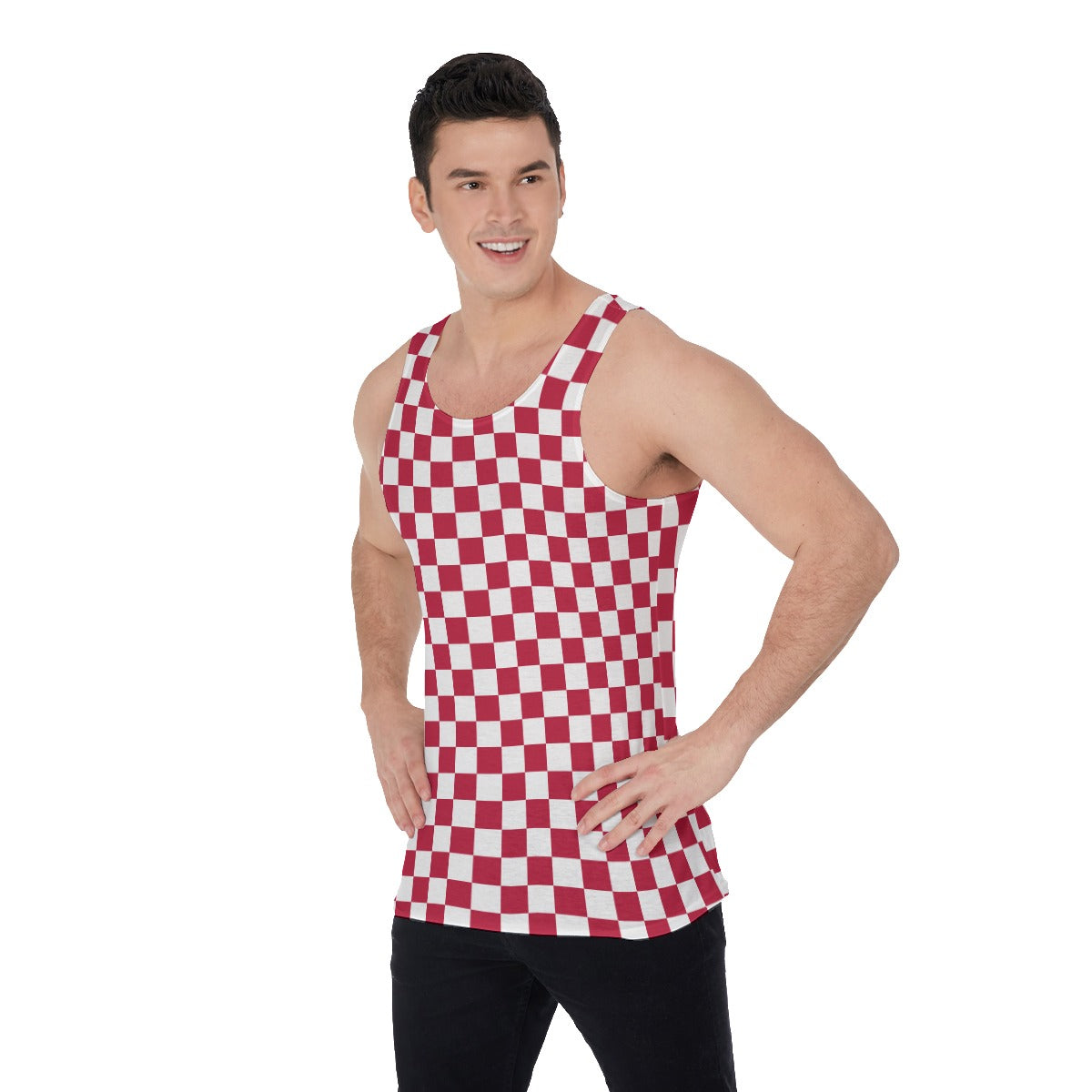 Checkerboard Men's Tank Top