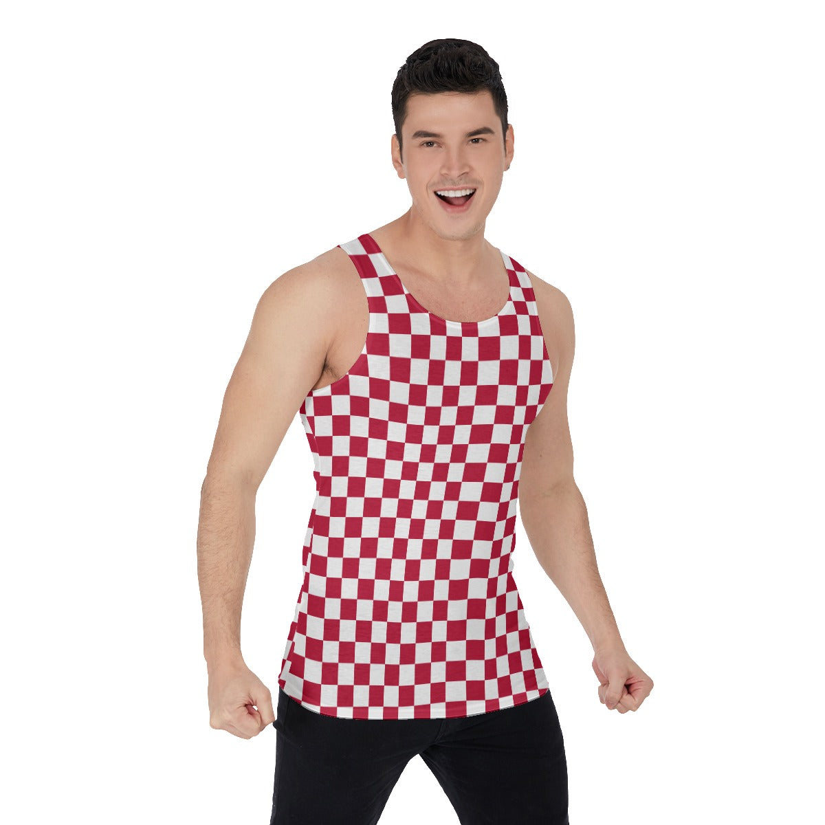 Checkerboard Men's Tank Top