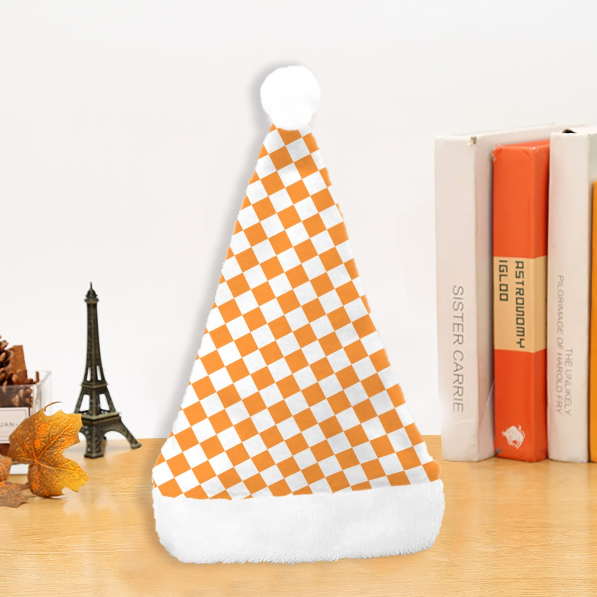 Checkerboard Christmas Santa Hat